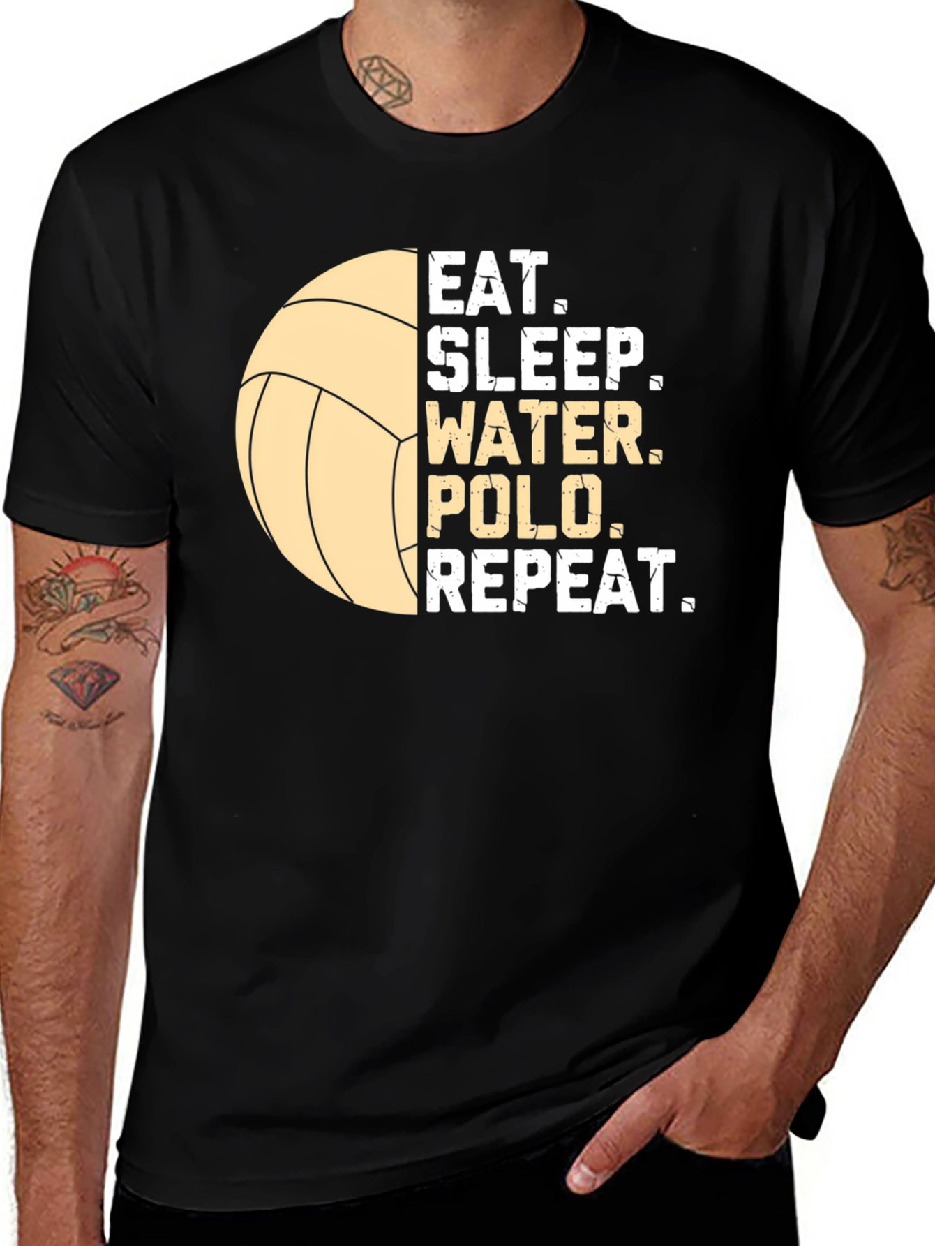Eat Sleep Water Polo Repeat T-Shirt