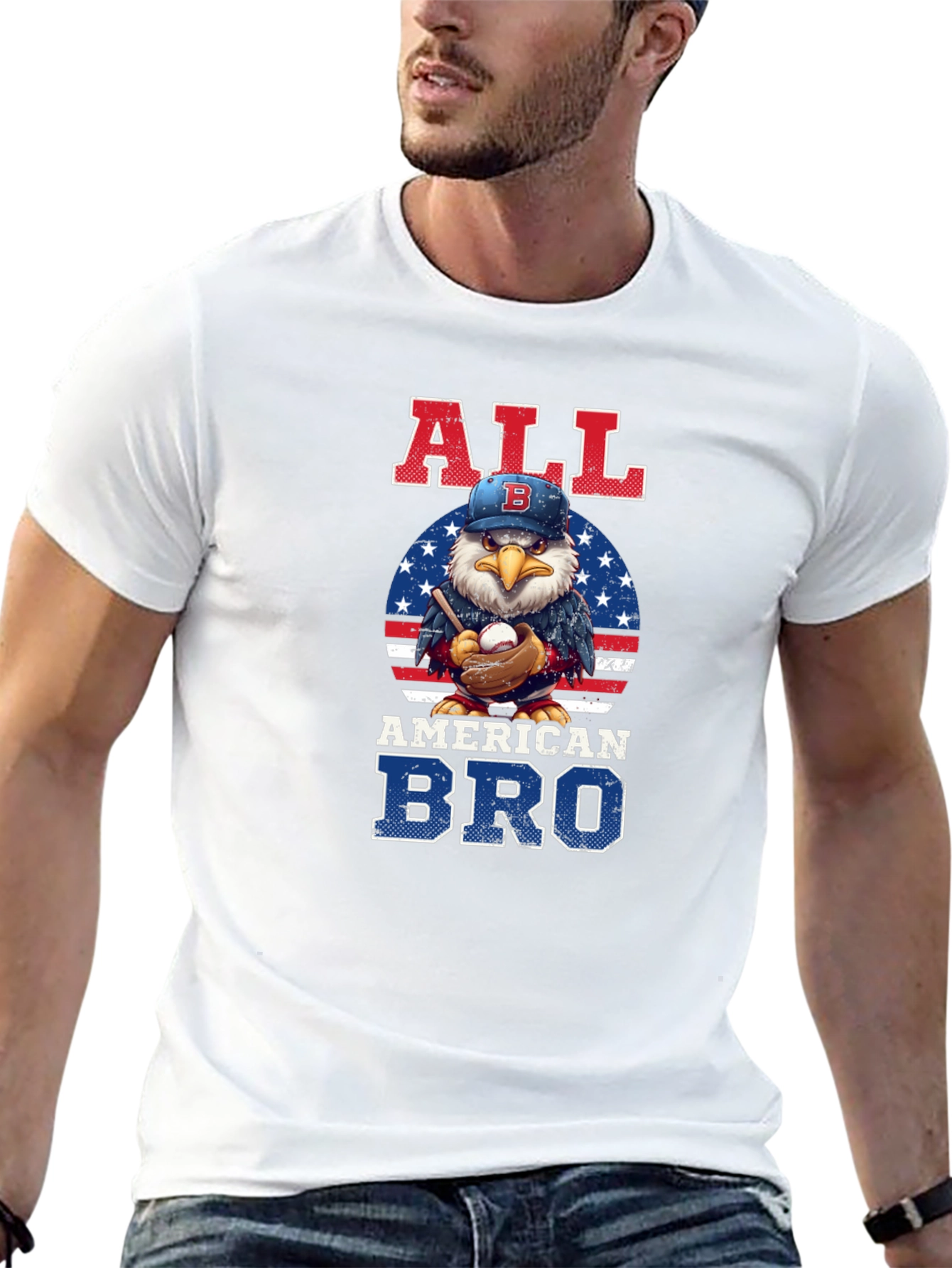 All American Eagle Bro T-Shirt