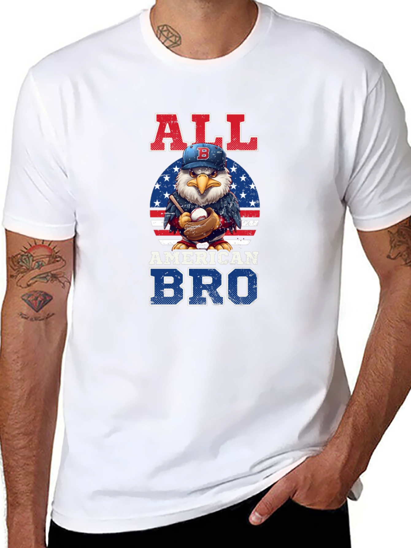 All American Eagle Bro T-Shirt