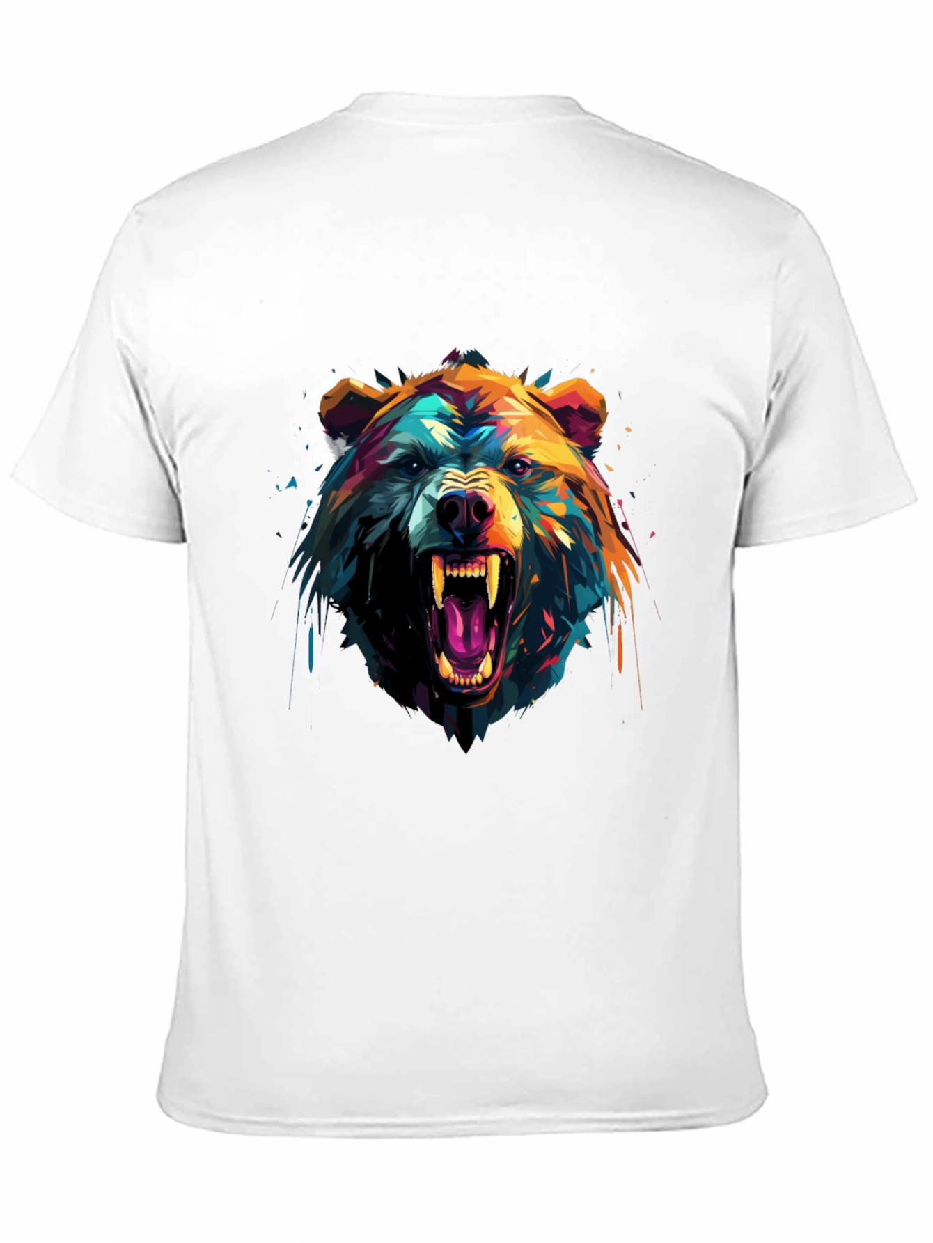Bold Bear Graphic Black T-Shirt