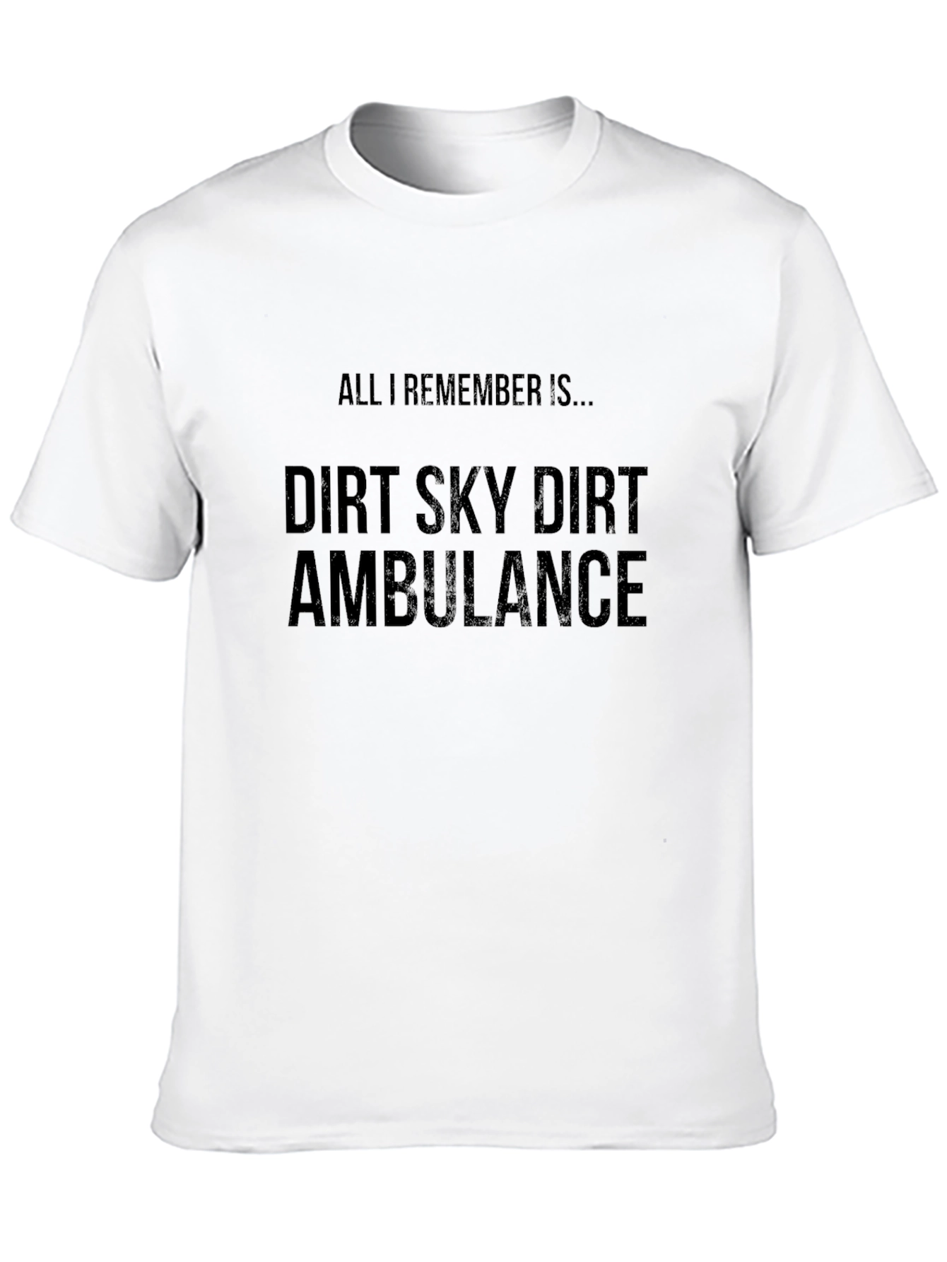 Dirt Sky Ambulance Graphic Tee - Black