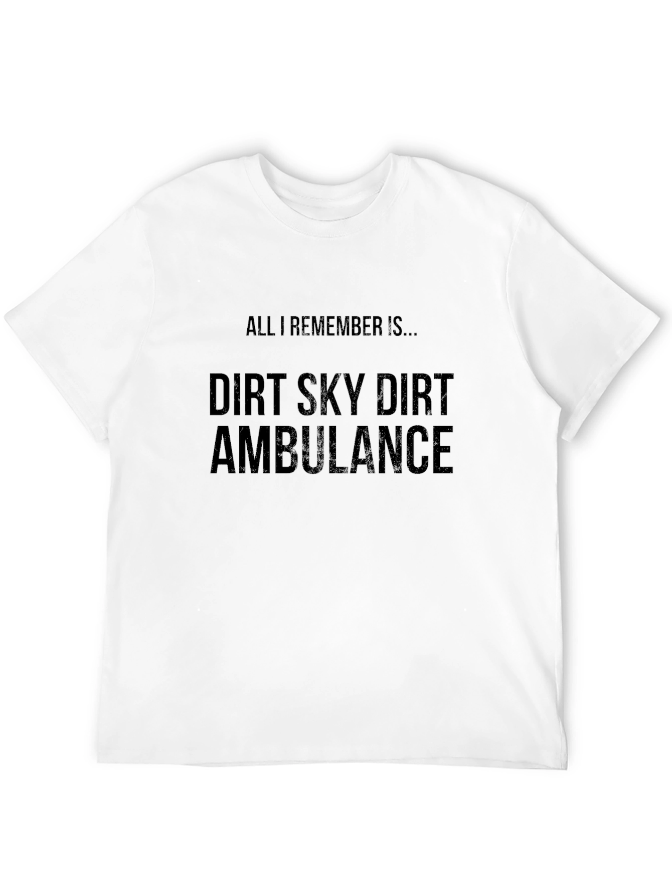 Dirt Sky Ambulance Graphic Tee - Black