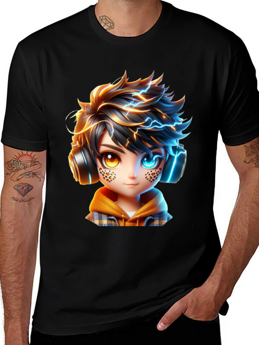 Anime Boy Lightning T-Shirt