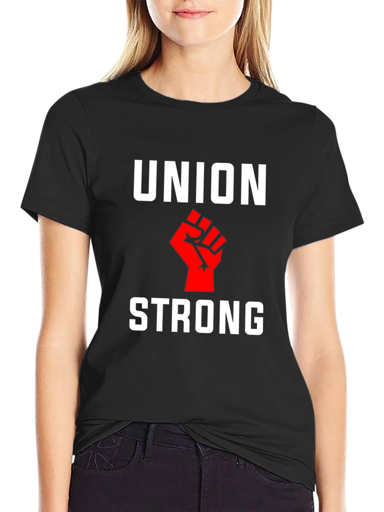 Union Strong Graphic Tee - Black