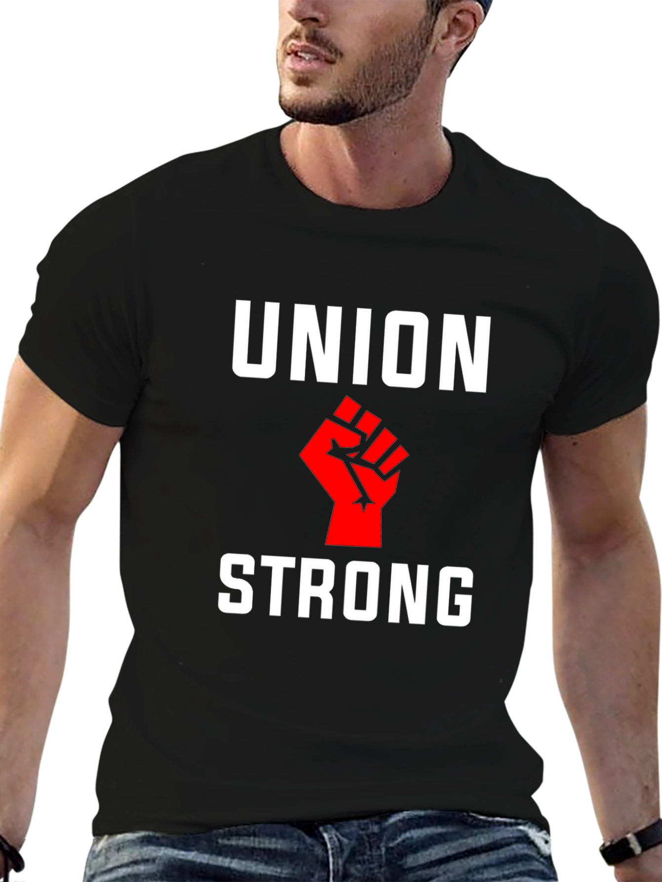 Union Strong Graphic Tee - Black