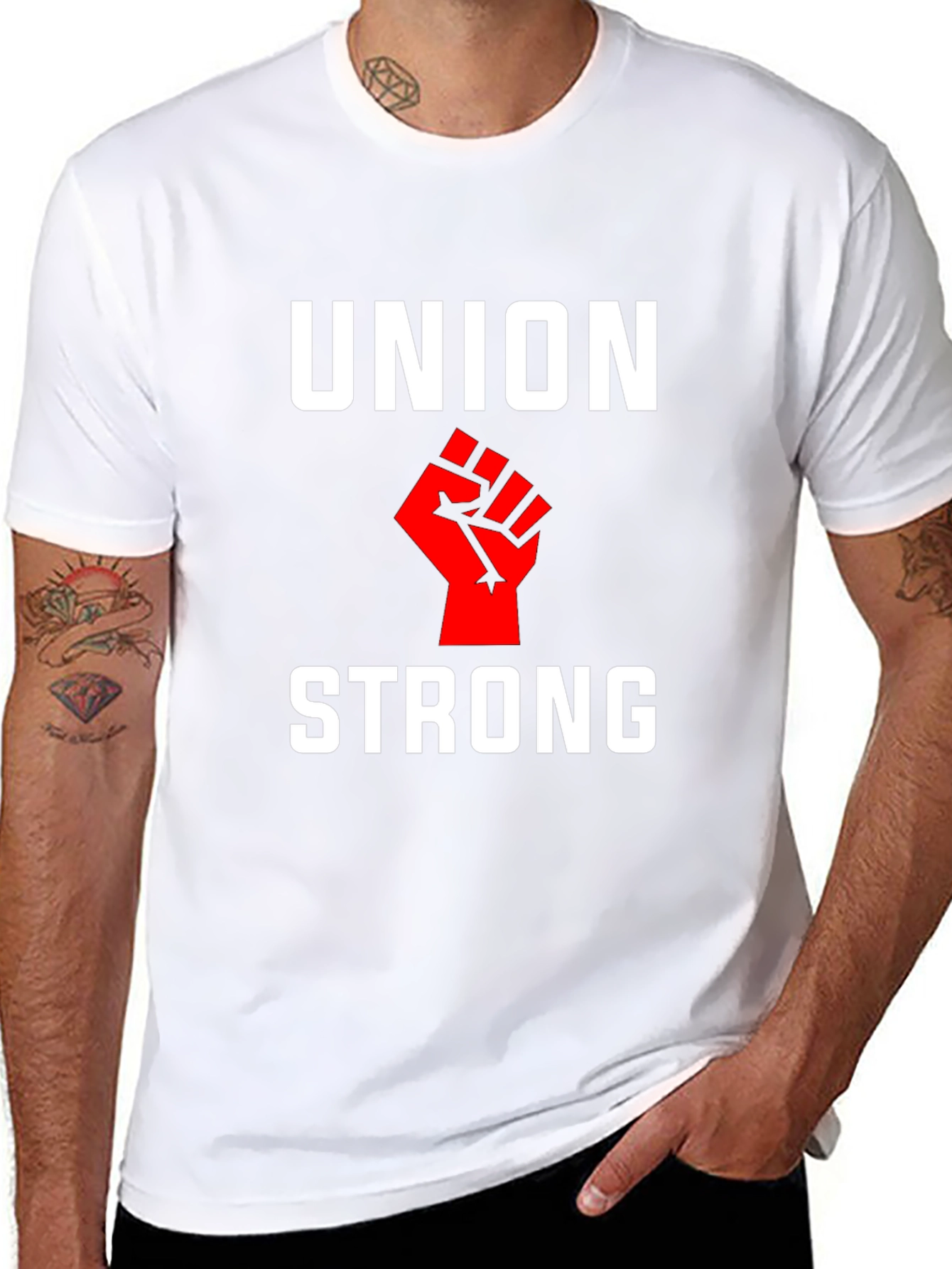 Union Strong Graphic Tee - Black