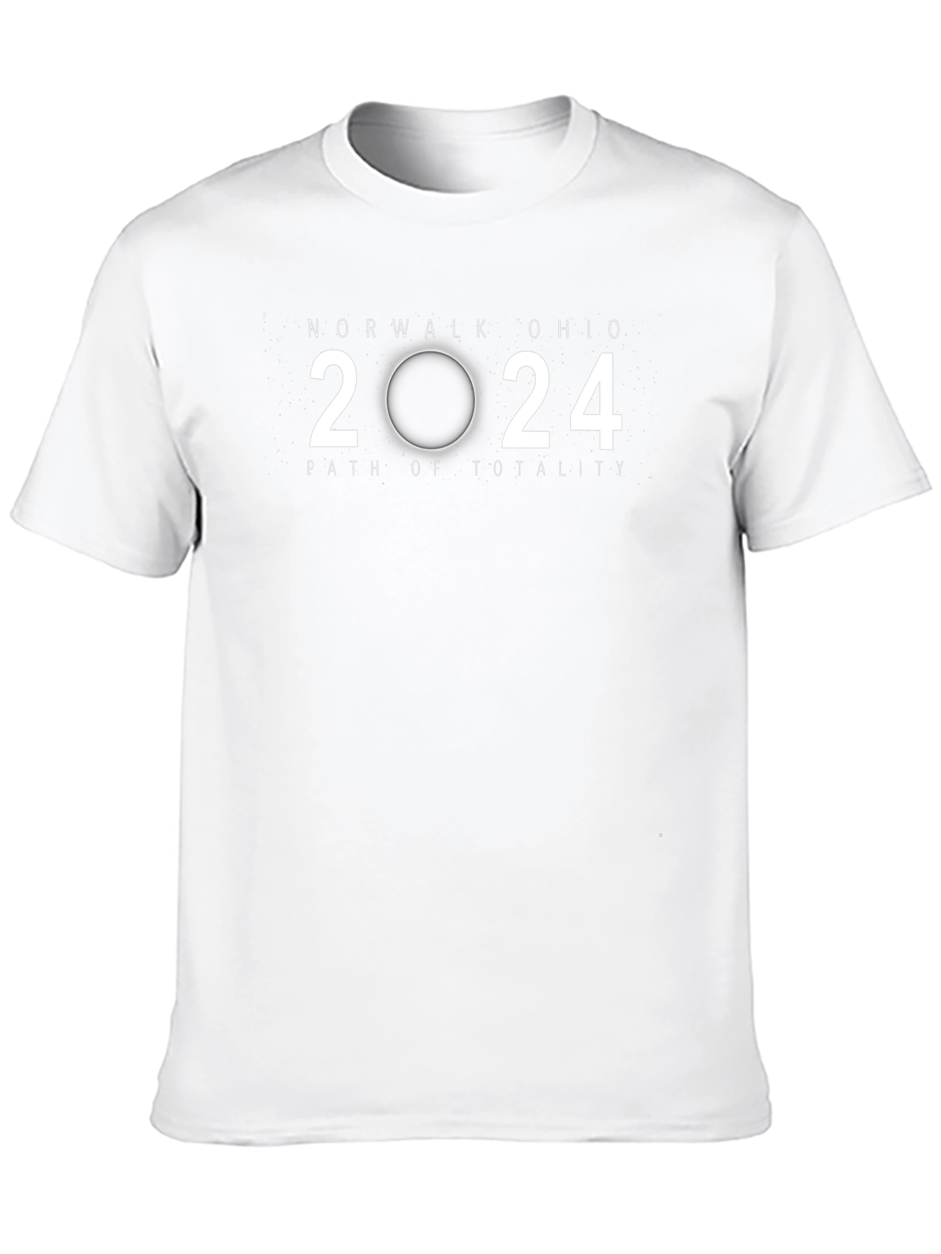 Norwalk Ohio 2024 Path of Totality Eclipse T-Shirt