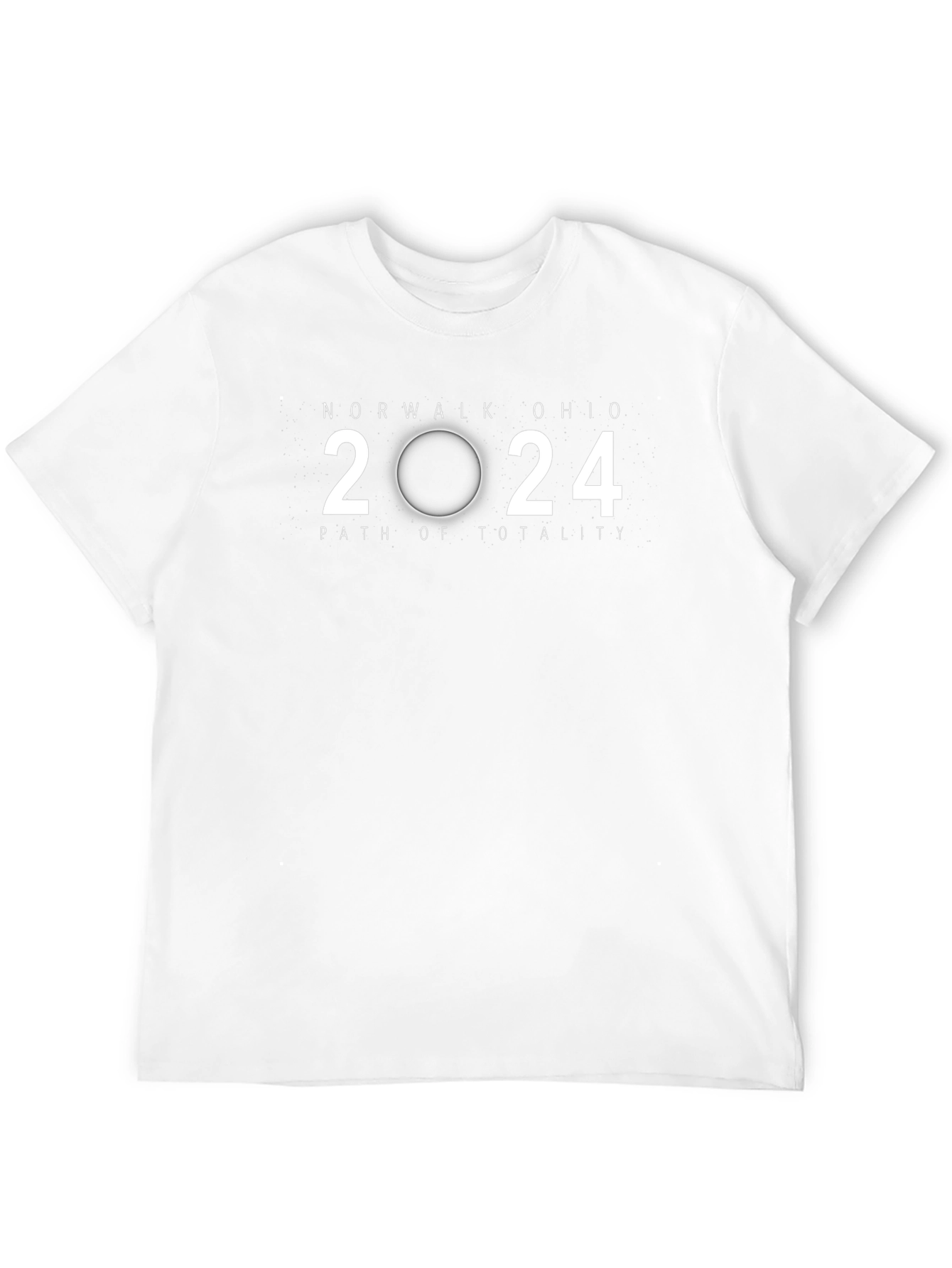 Norwalk Ohio 2024 Path of Totality Eclipse T-Shirt