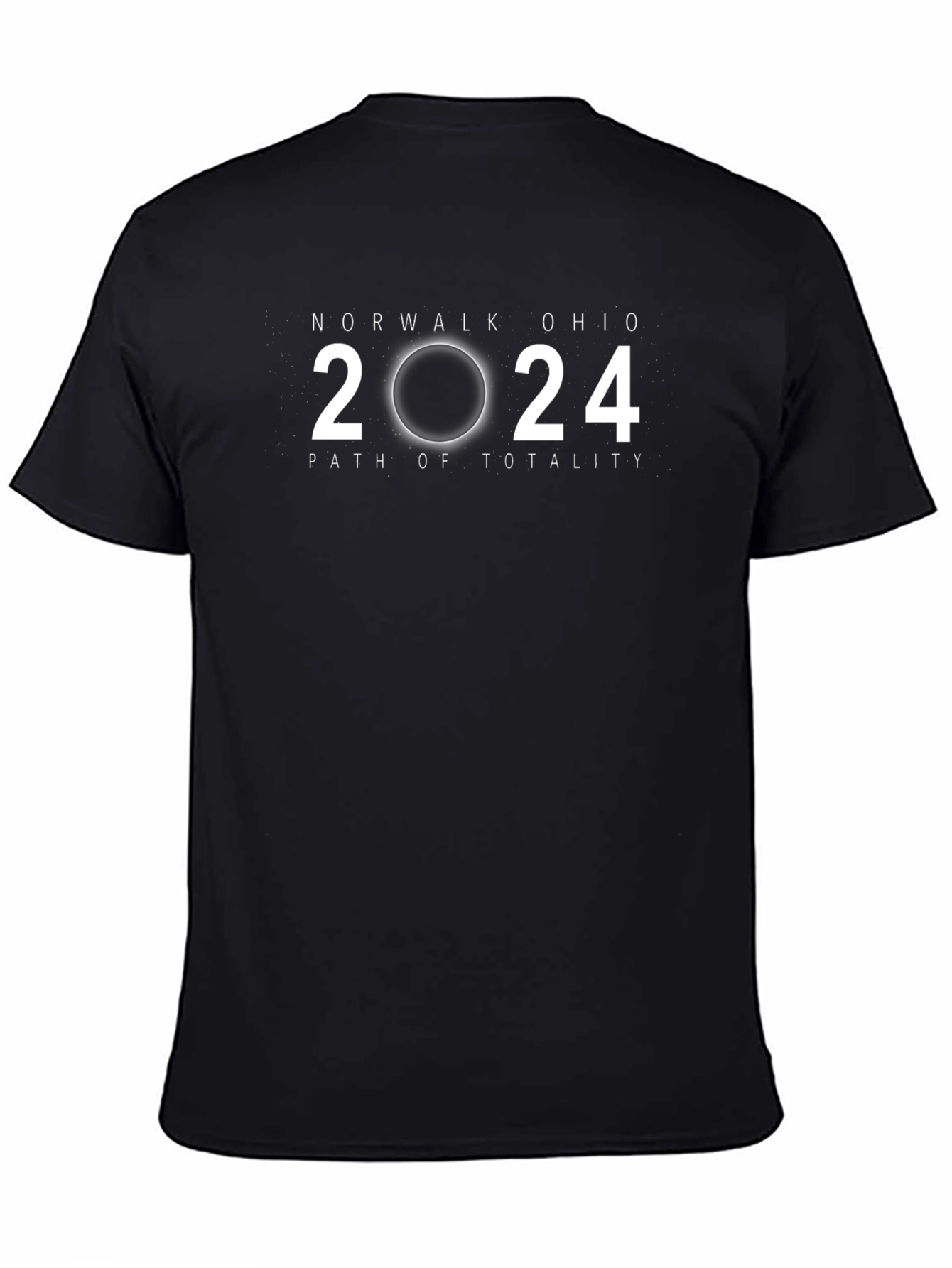 Norwalk Ohio 2024 Path of Totality Eclipse T-Shirt
