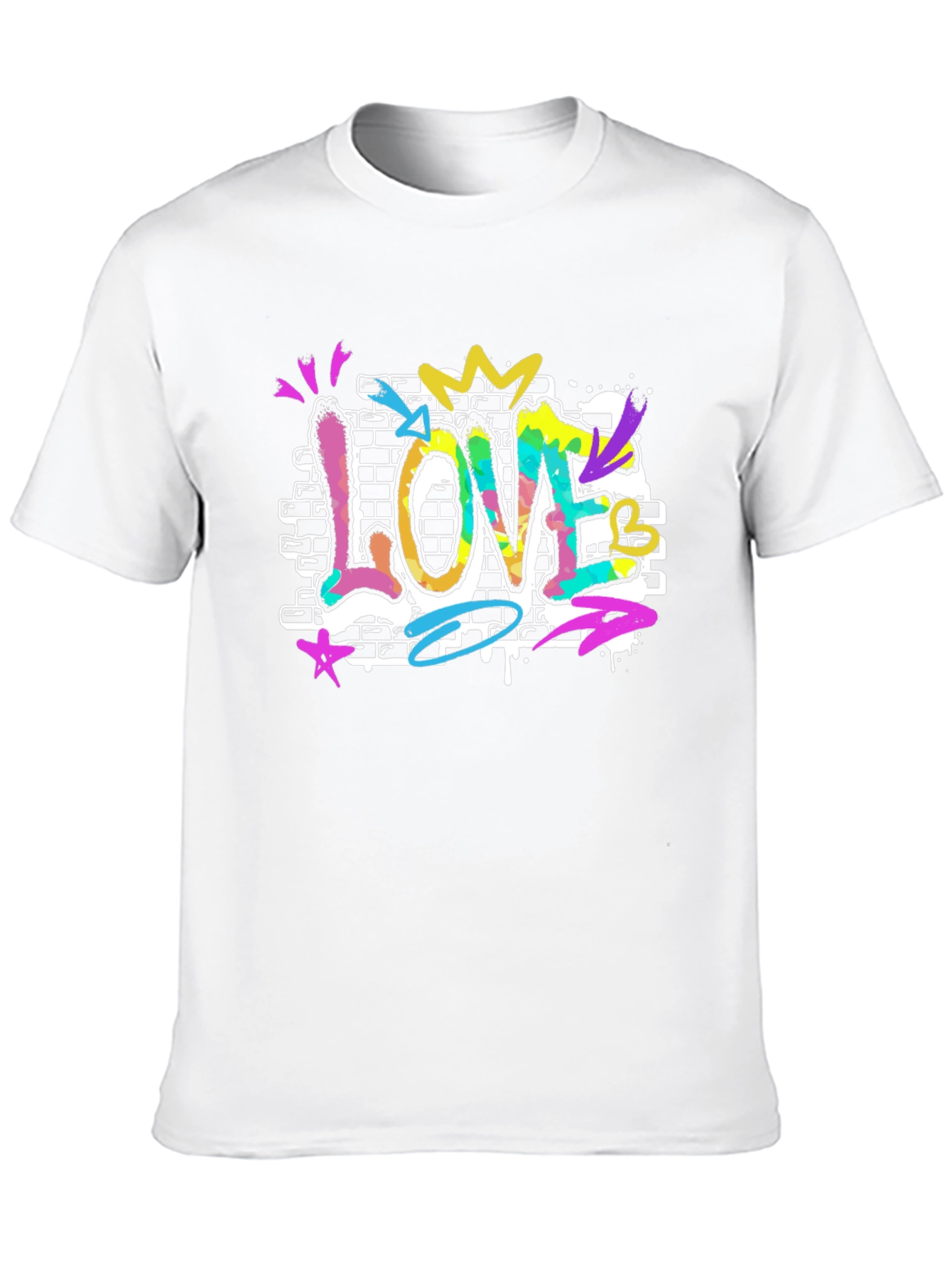 LOVE Graffiti Tee - Urban Style T-Shirt