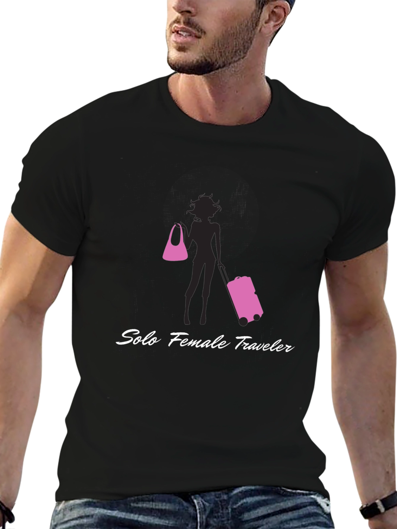 Solo Female Traveler Graphic T-Shirt
