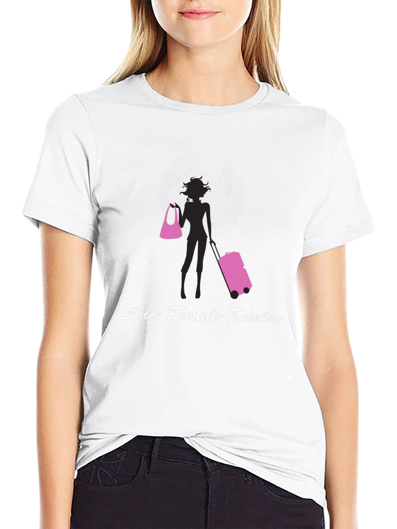 Solo Female Traveler Graphic T-Shirt