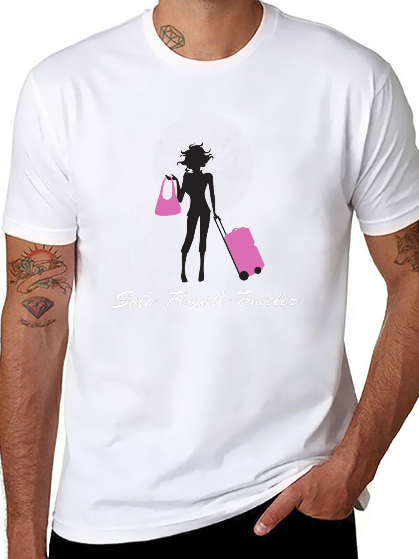 Solo Female Traveler Graphic T-Shirt