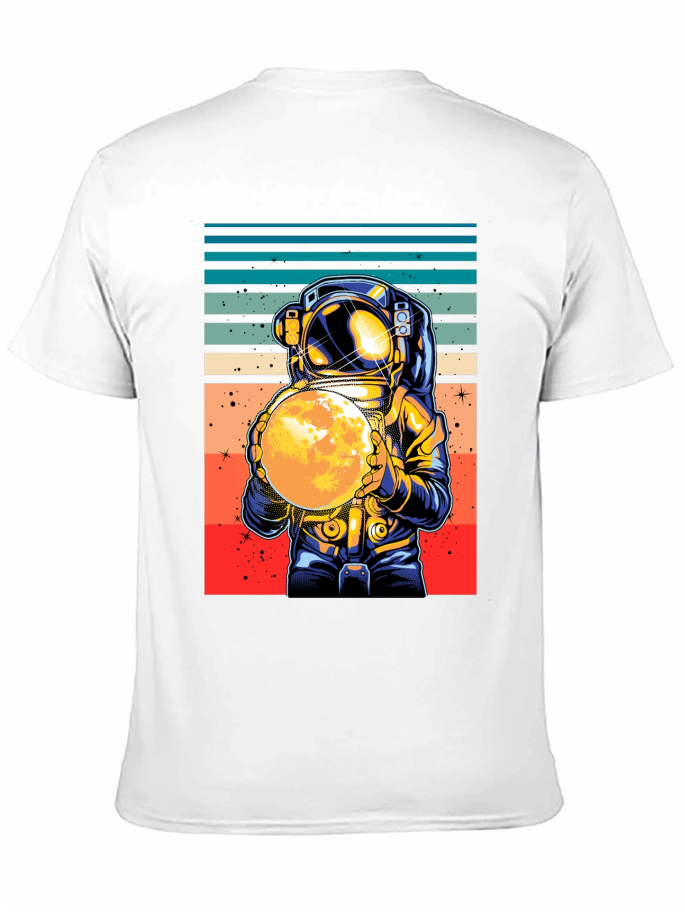 Retro Astronaut Moon T-Shirt