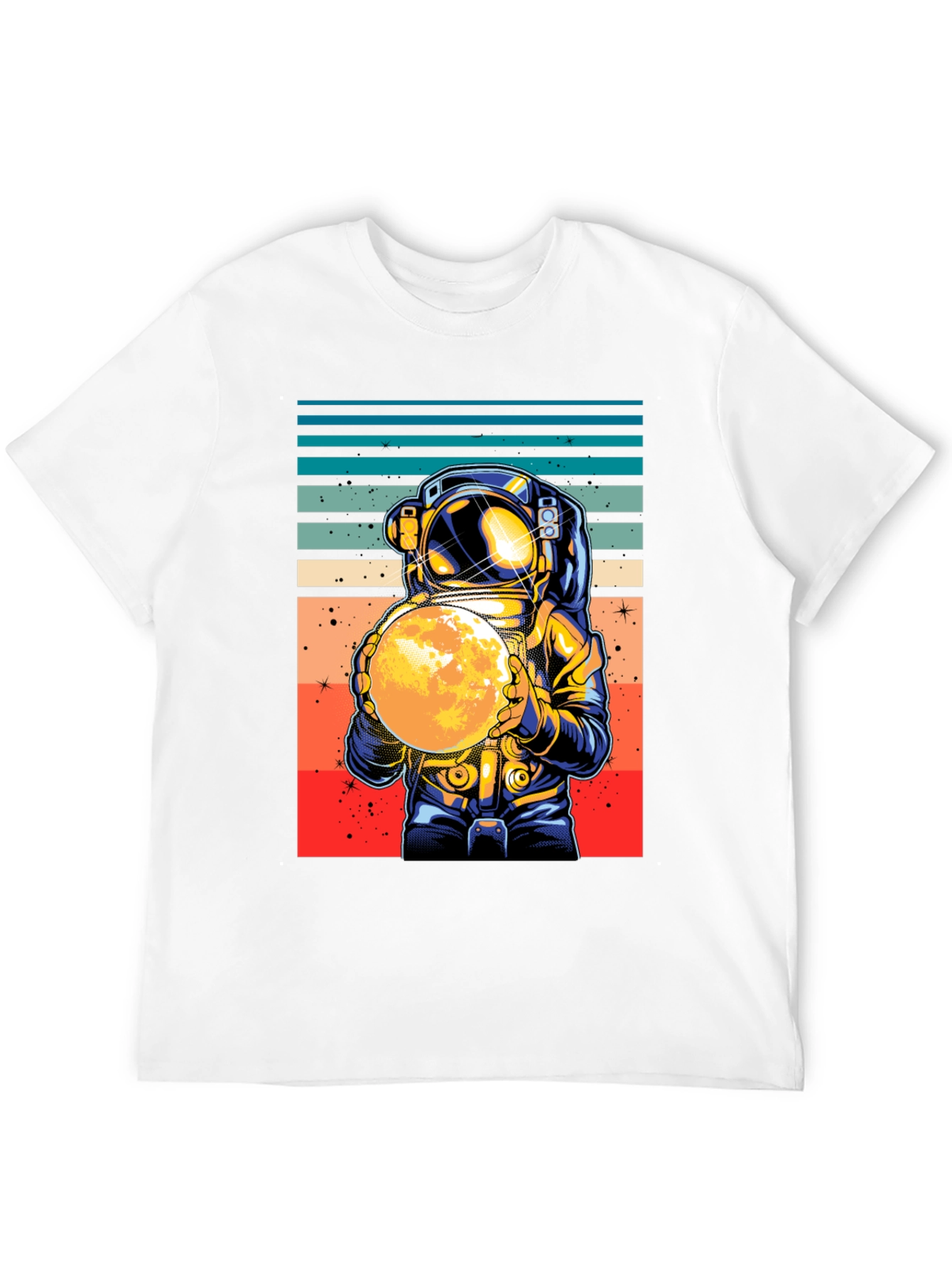 Retro Astronaut Moon T-Shirt