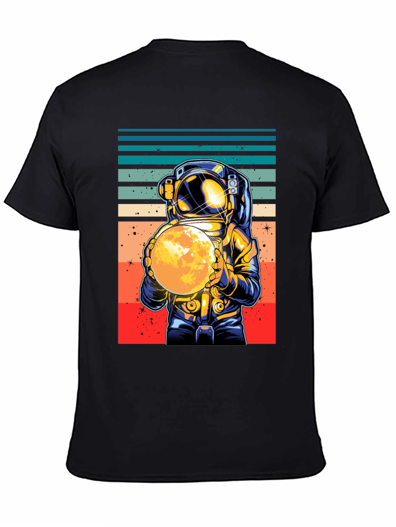 Retro Astronaut Moon T-Shirt