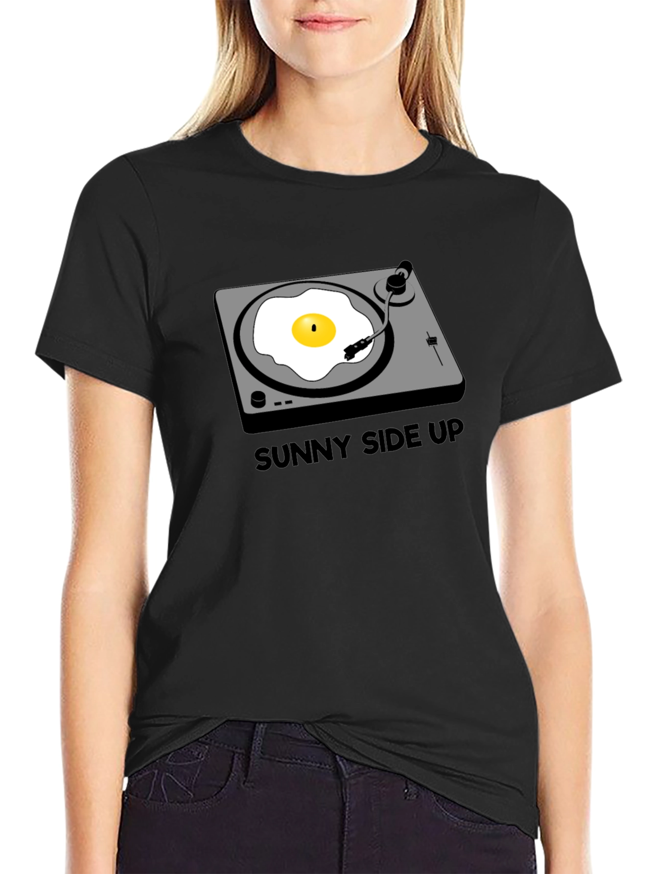 Sunny Side Up Turntable T-Shirt