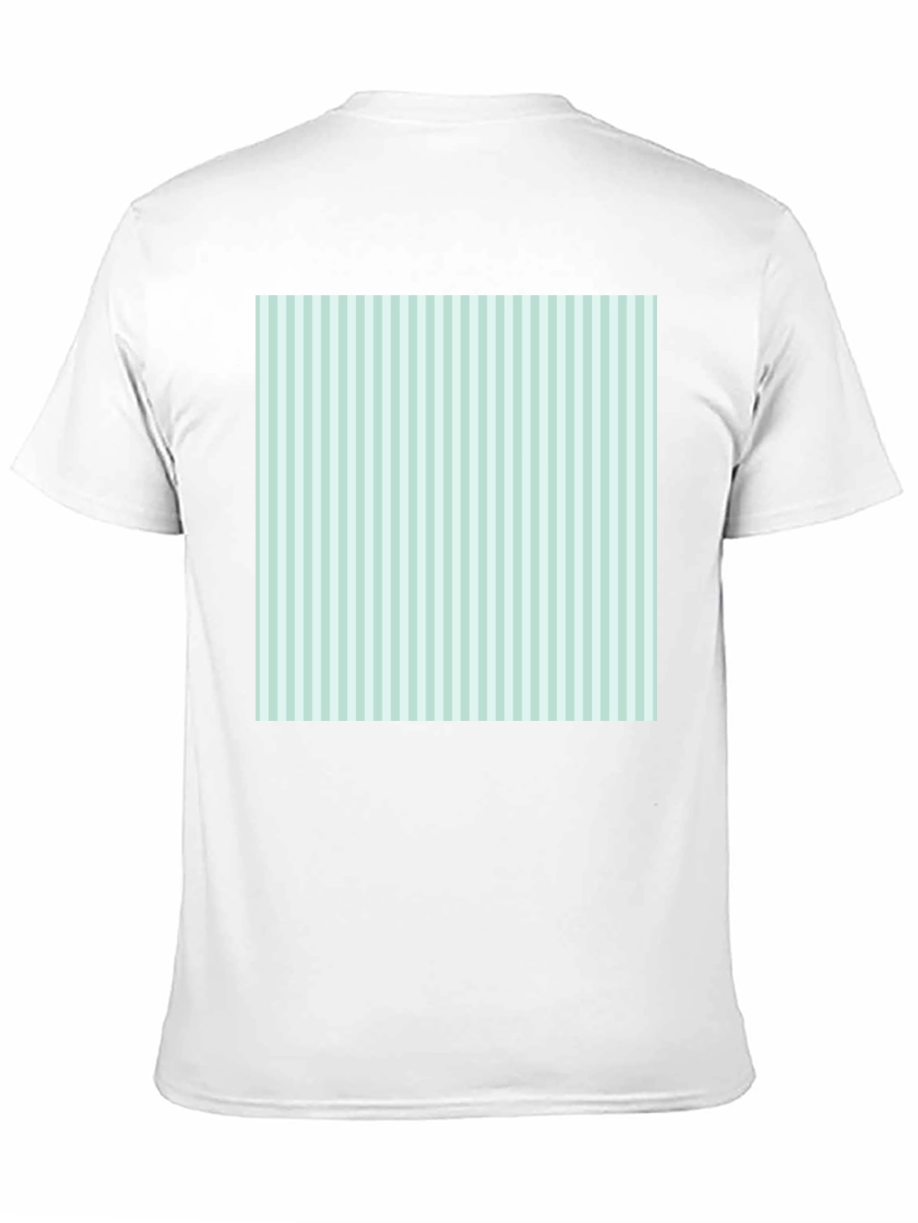 Striped Square Tee - Modern Graphic T-Shirt