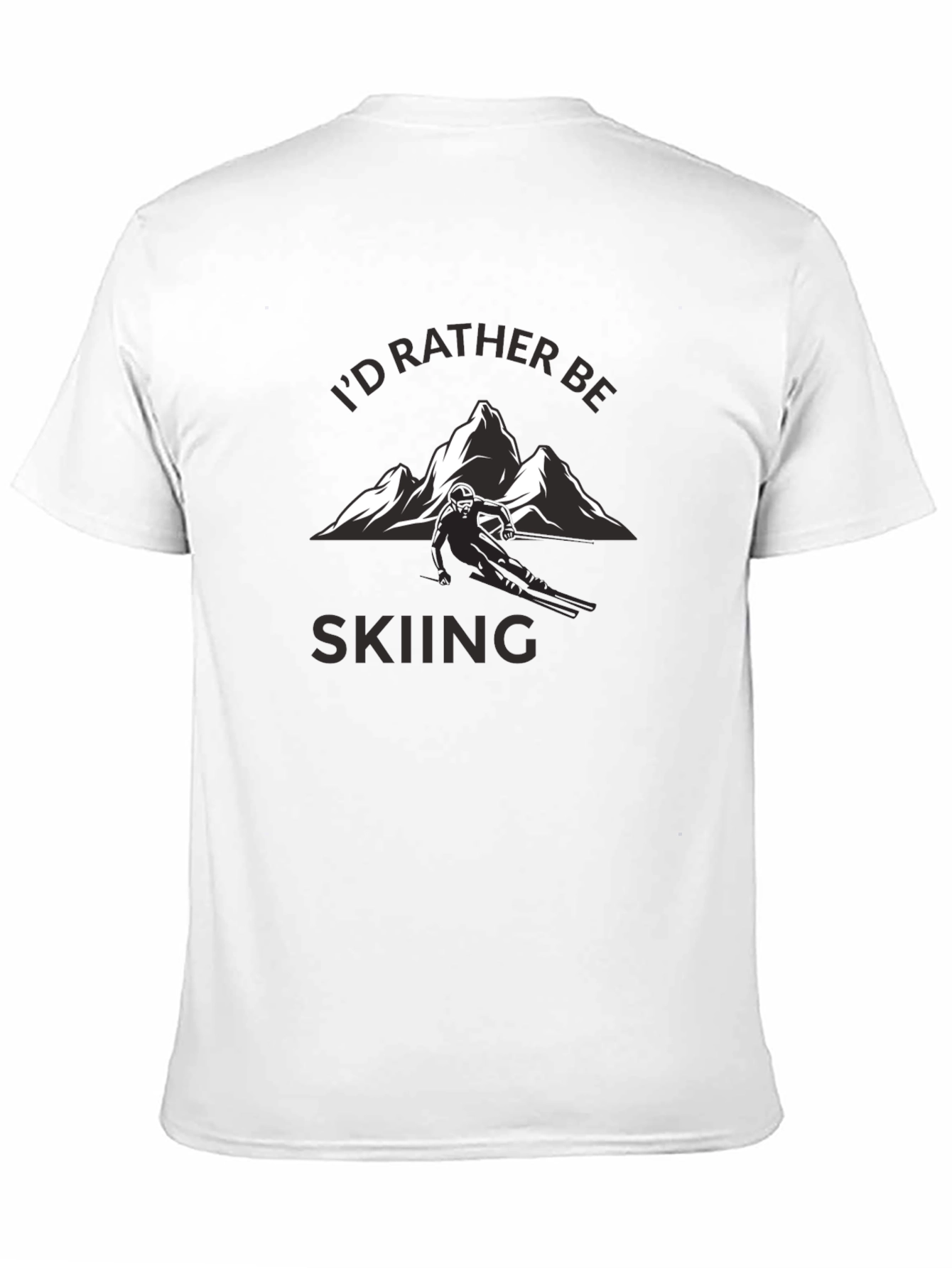 Id Rather Be Skiing T-Shirt