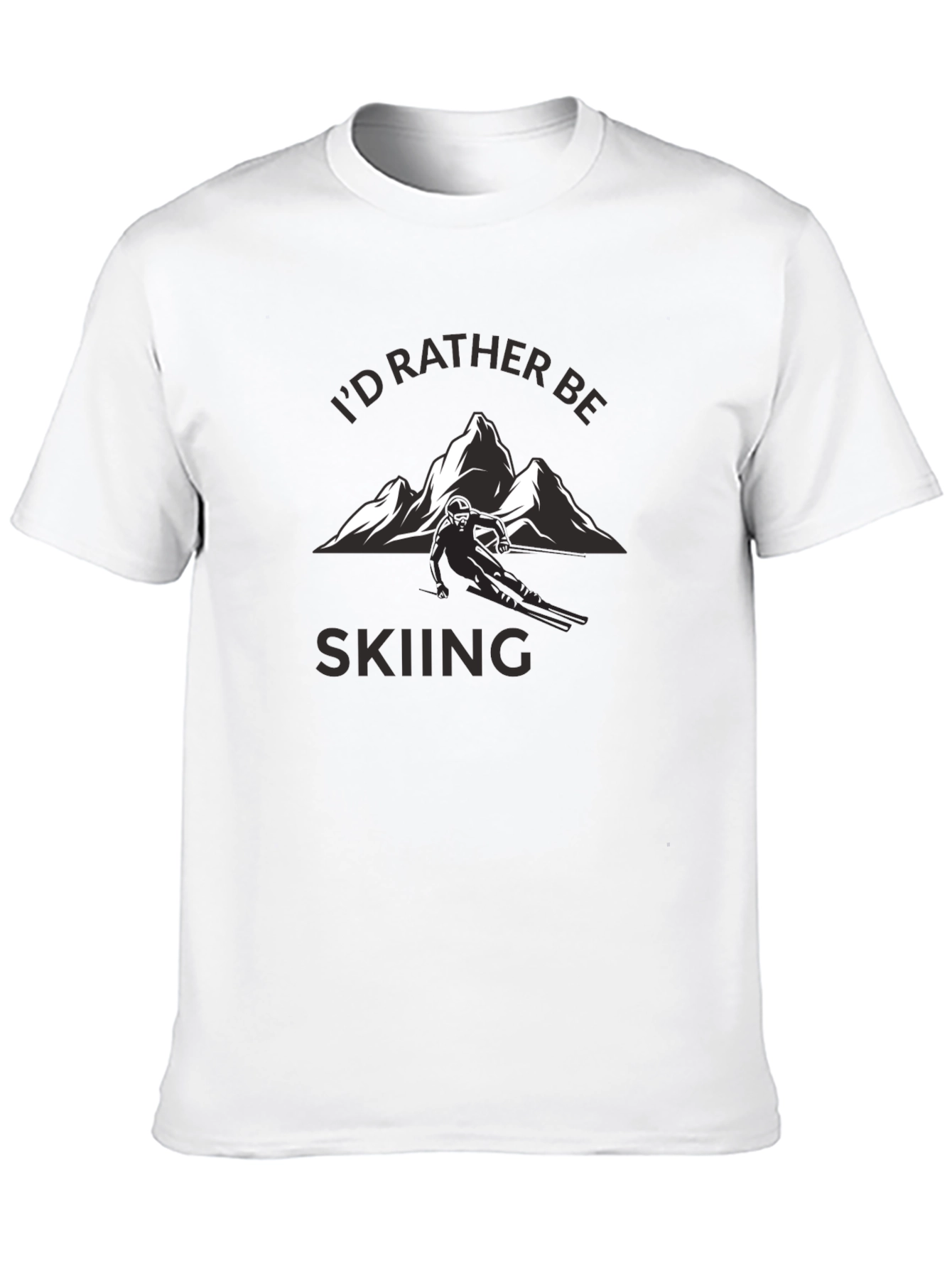 Id Rather Be Skiing T-Shirt
