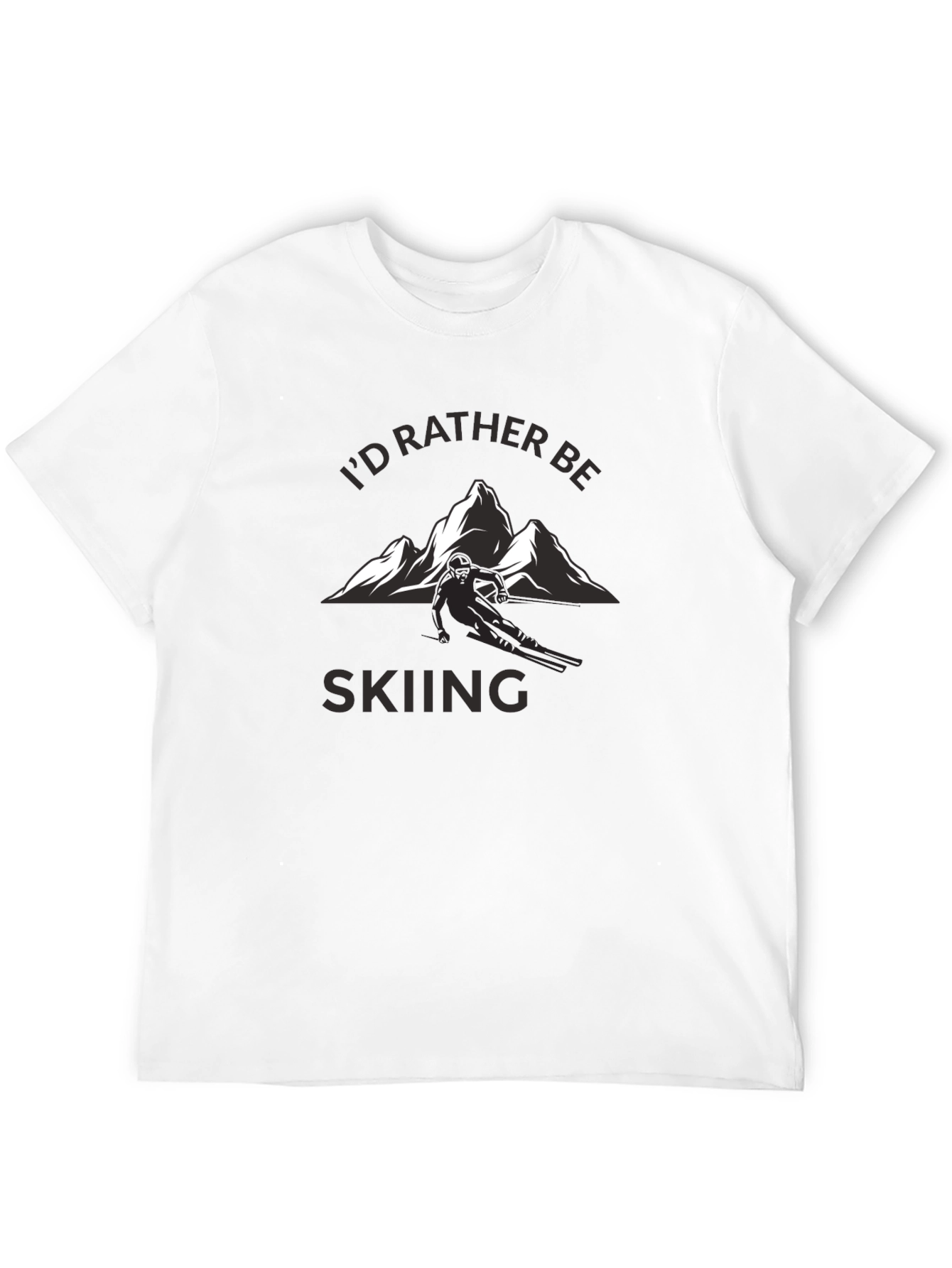 Id Rather Be Skiing T-Shirt