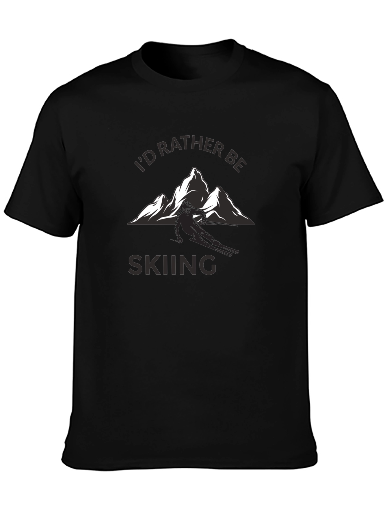 Id Rather Be Skiing T-Shirt