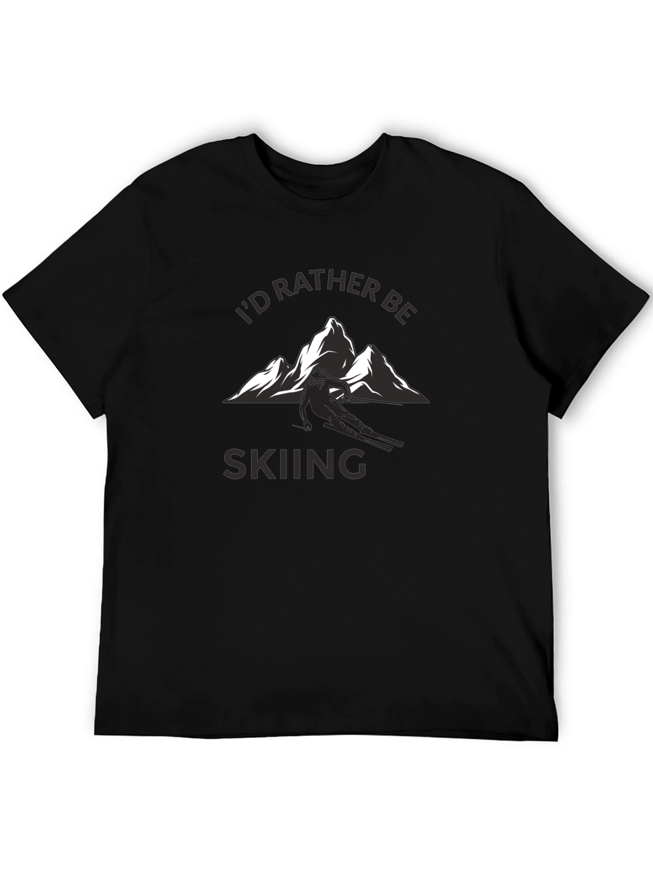 Id Rather Be Skiing T-Shirt