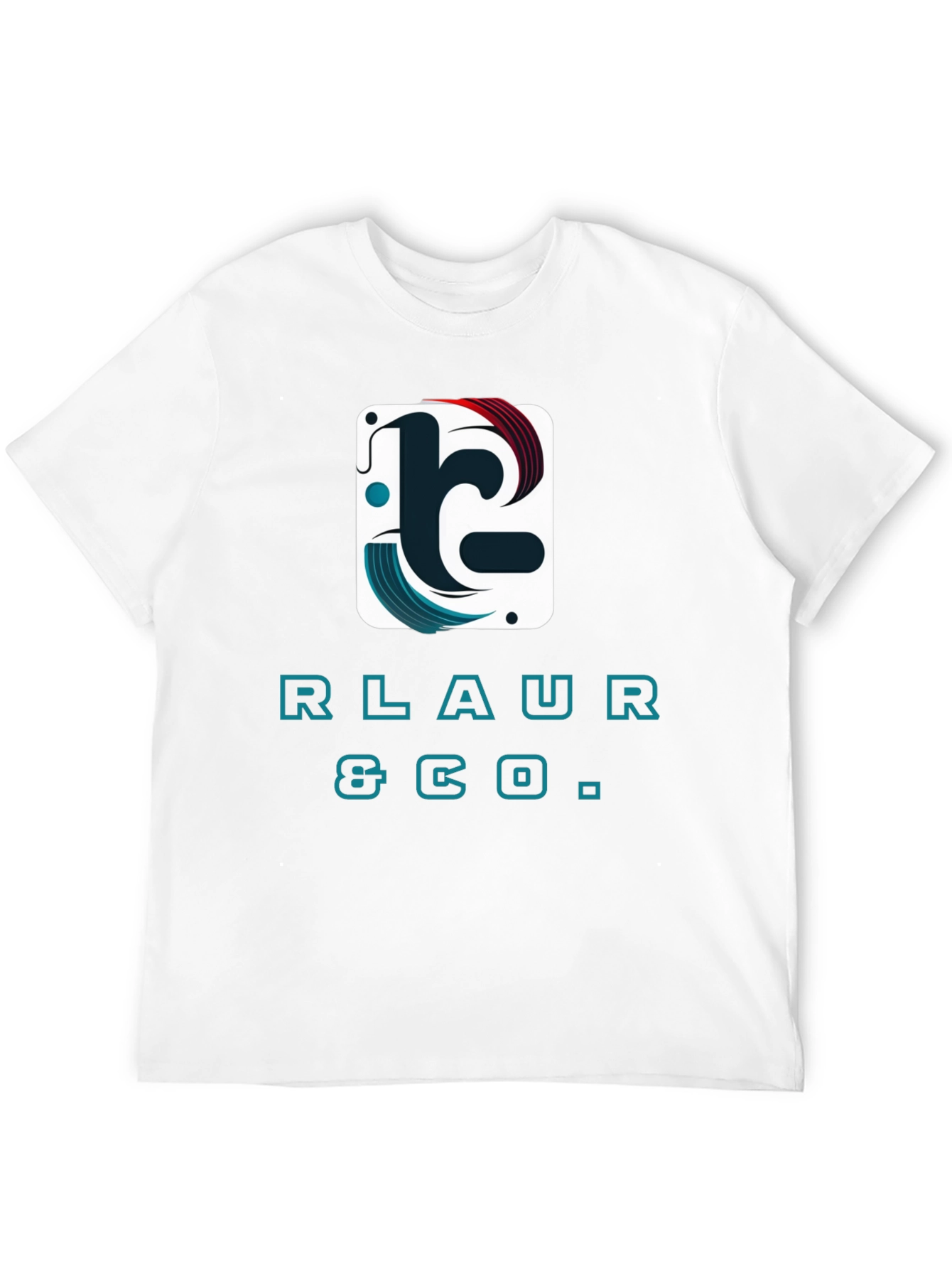 RLAUR & CO. Graphic Print Black T-Shirt