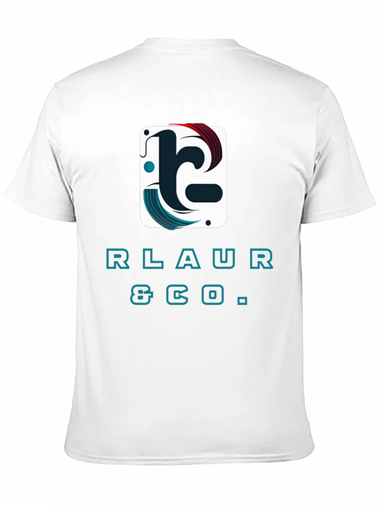 RLAUR & CO. Graphic Print Black T-Shirt