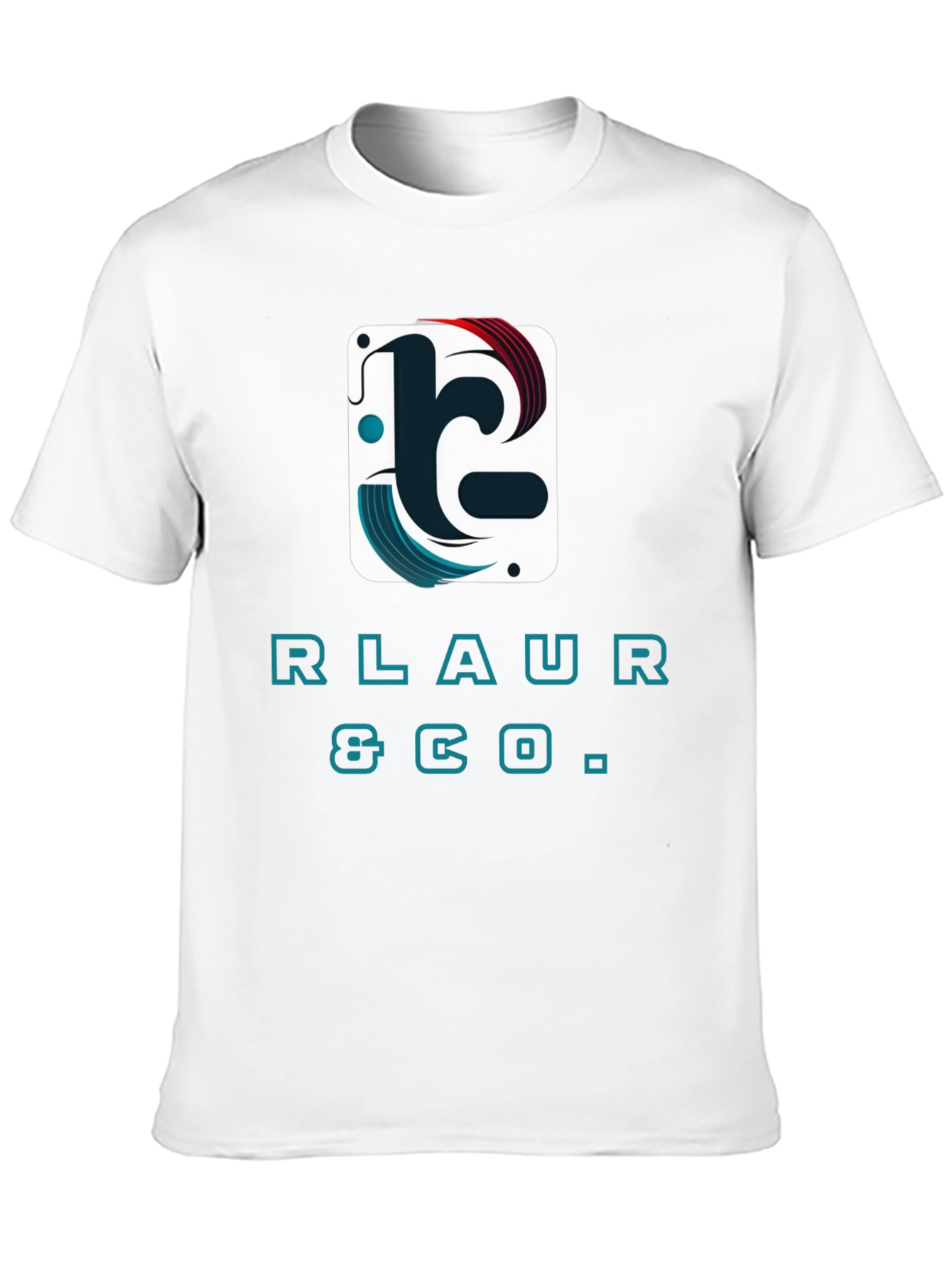 RLAUR & CO. Graphic Print Black T-Shirt