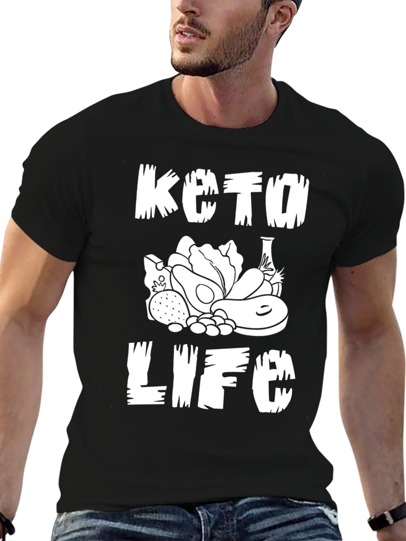 Keto Life Graphic Tee - Black