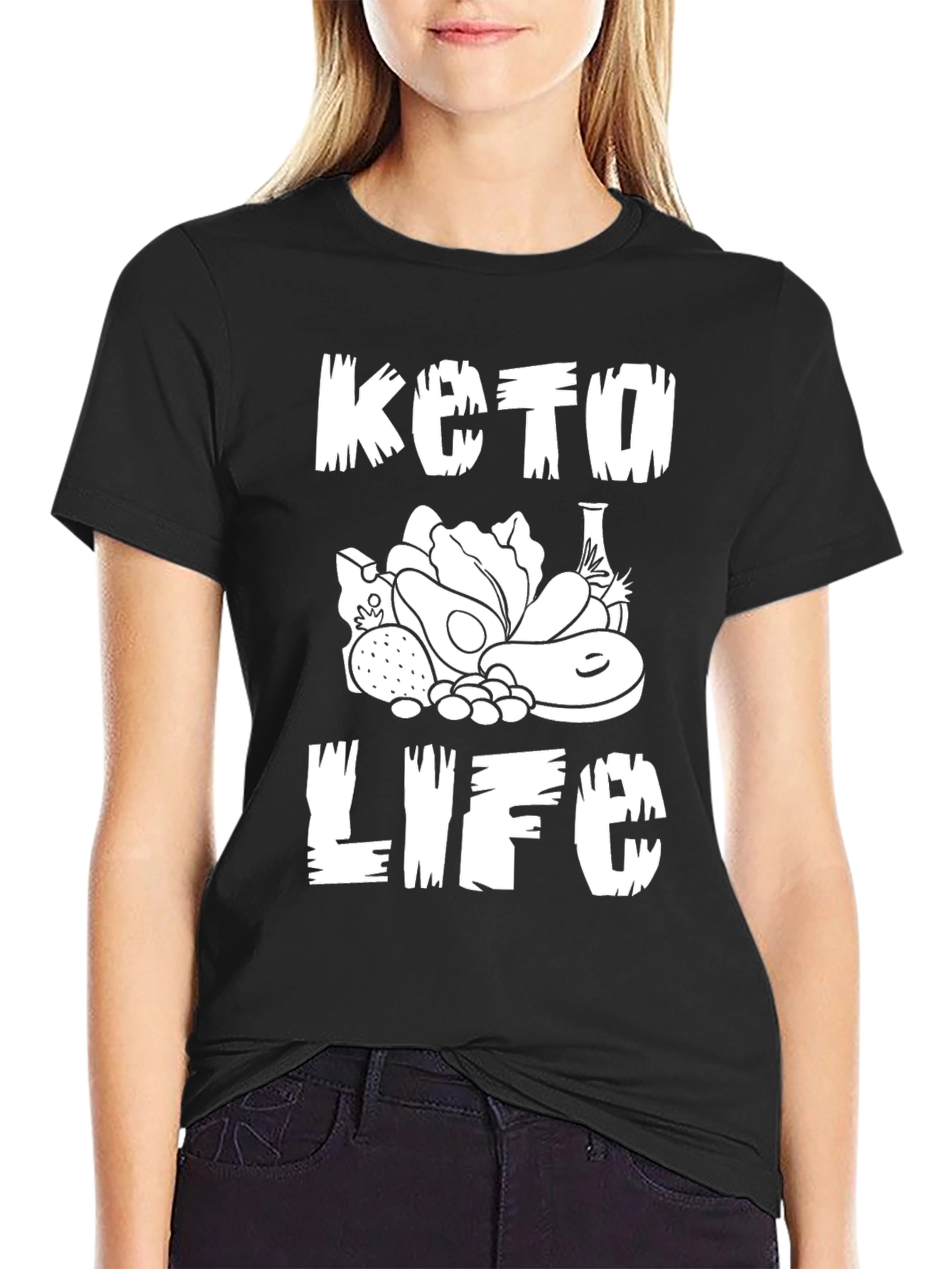 Keto Life Graphic Tee - Black