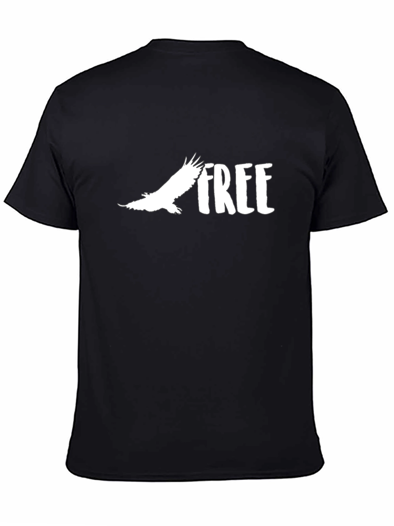 Free Eagle Graphic Tee - Mens Black T-Shirt
