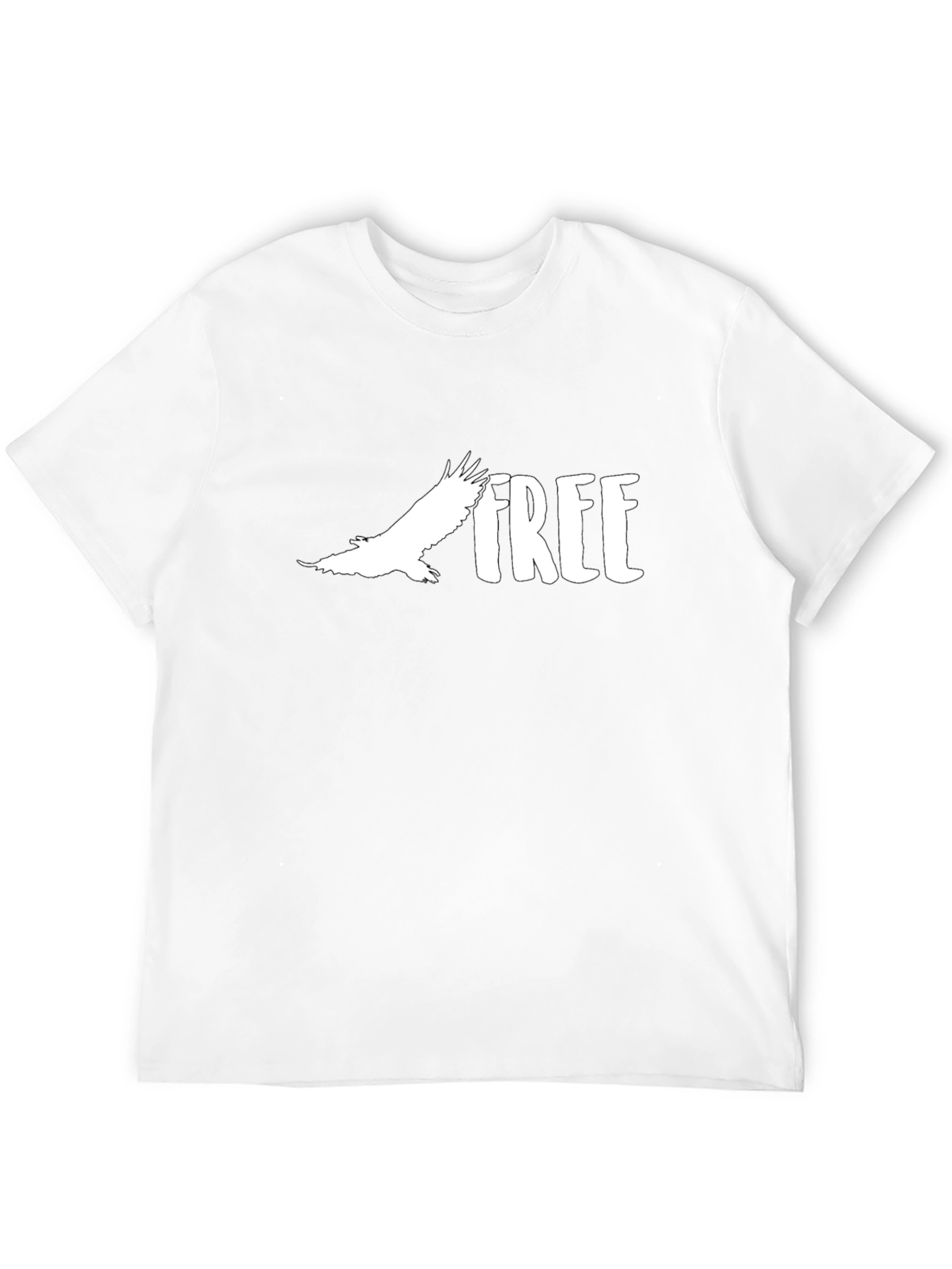 Free Eagle Graphic Tee - Mens Black T-Shirt
