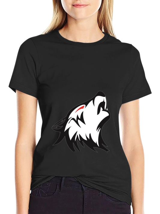 Black Wolf Graphic Tee - Modern Style