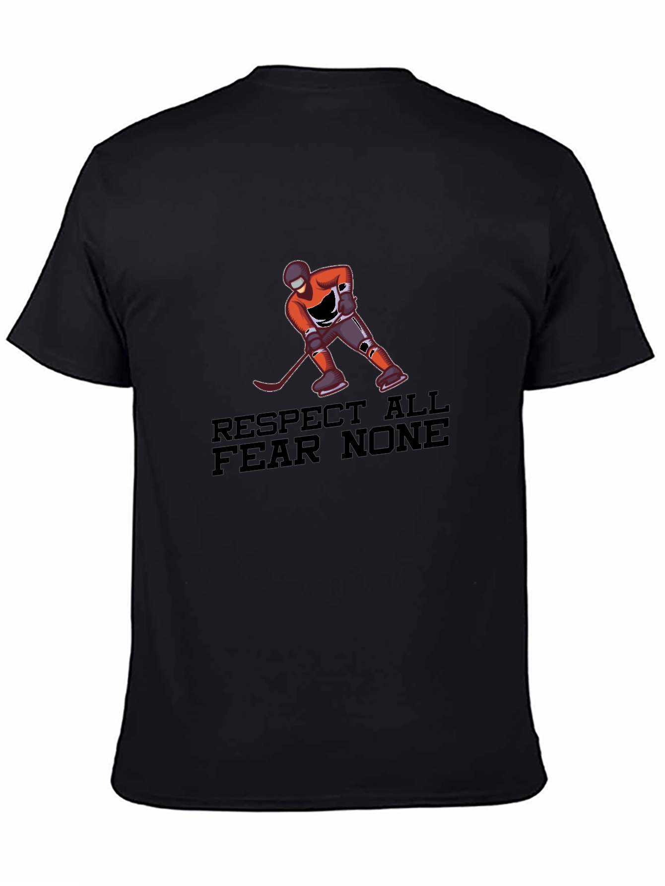 Respect All Fear None Hockey Graphic Tee