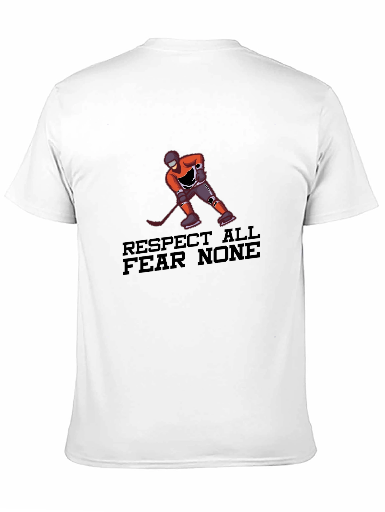 Respect All Fear None Hockey Graphic Tee
