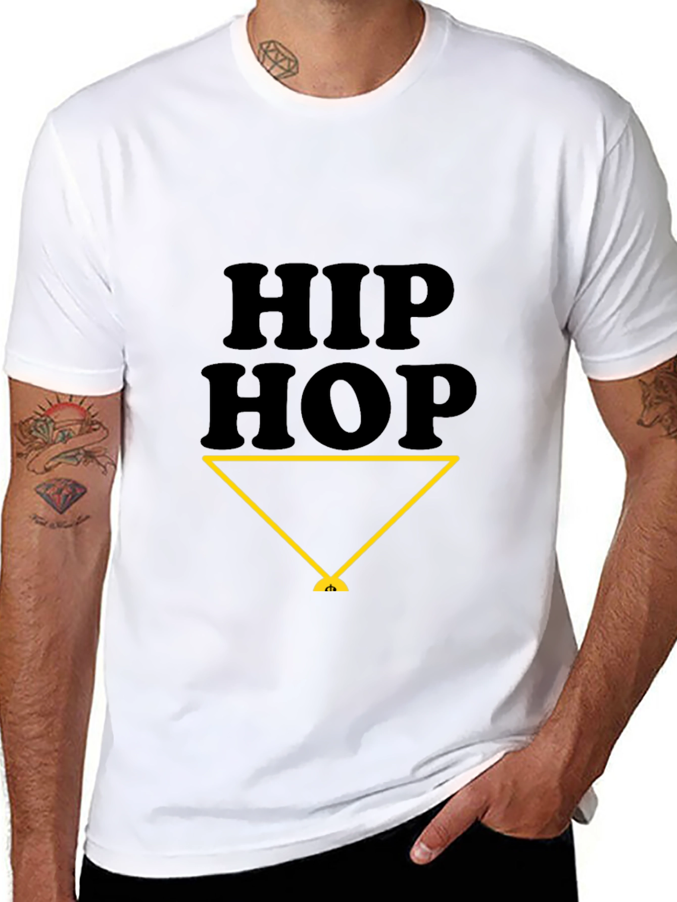 Hip Hop Black Graphic Tee