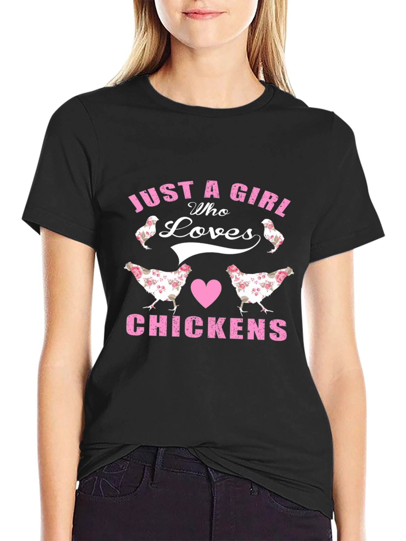 Just A Girl Who Loves Chickens T-Shirt