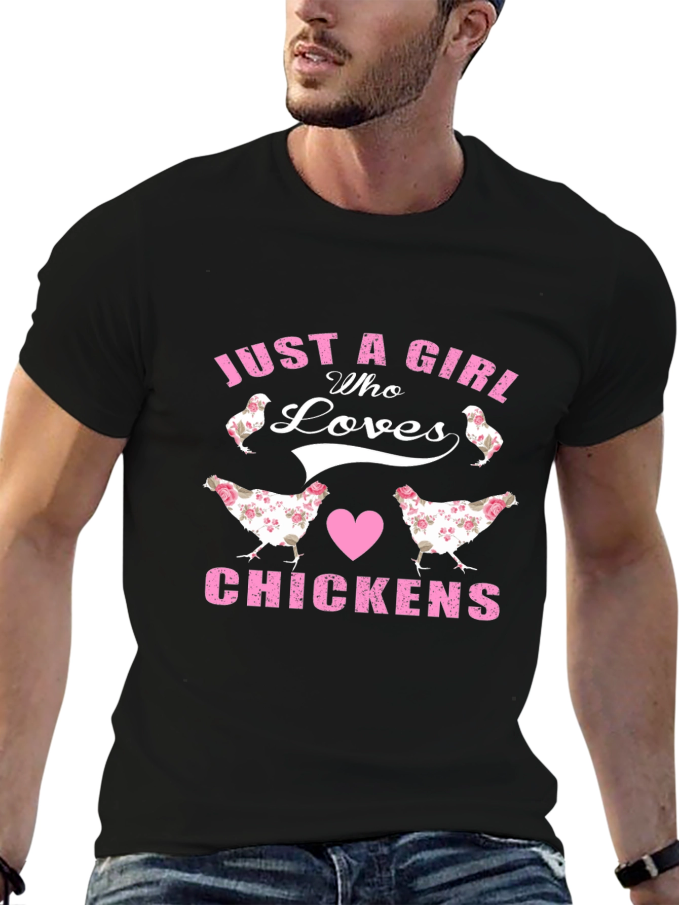 Just A Girl Who Loves Chickens T-Shirt
