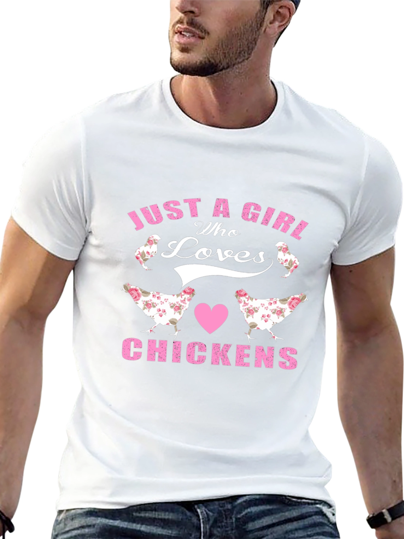 Just A Girl Who Loves Chickens T-Shirt