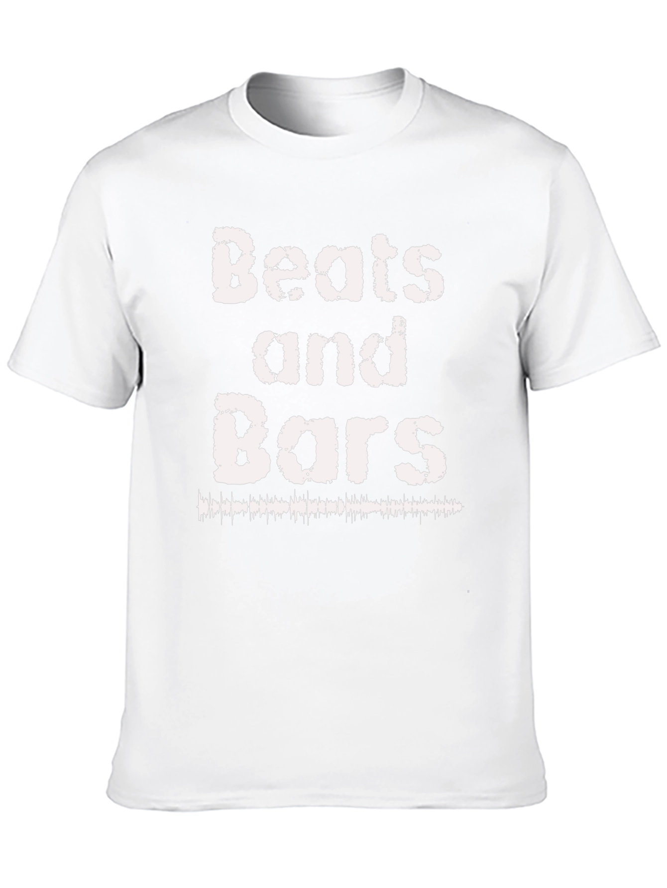 Beats and Bars Black Graphic T-Shirt