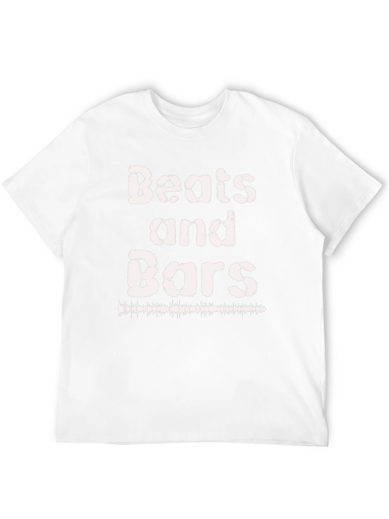 Beats and Bars Black Graphic T-Shirt