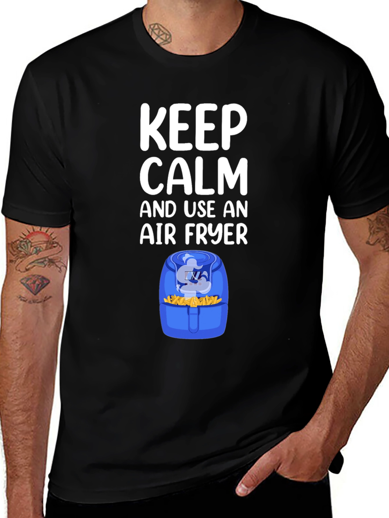 Keep Calm and Use an Air Fryer T-Shirt