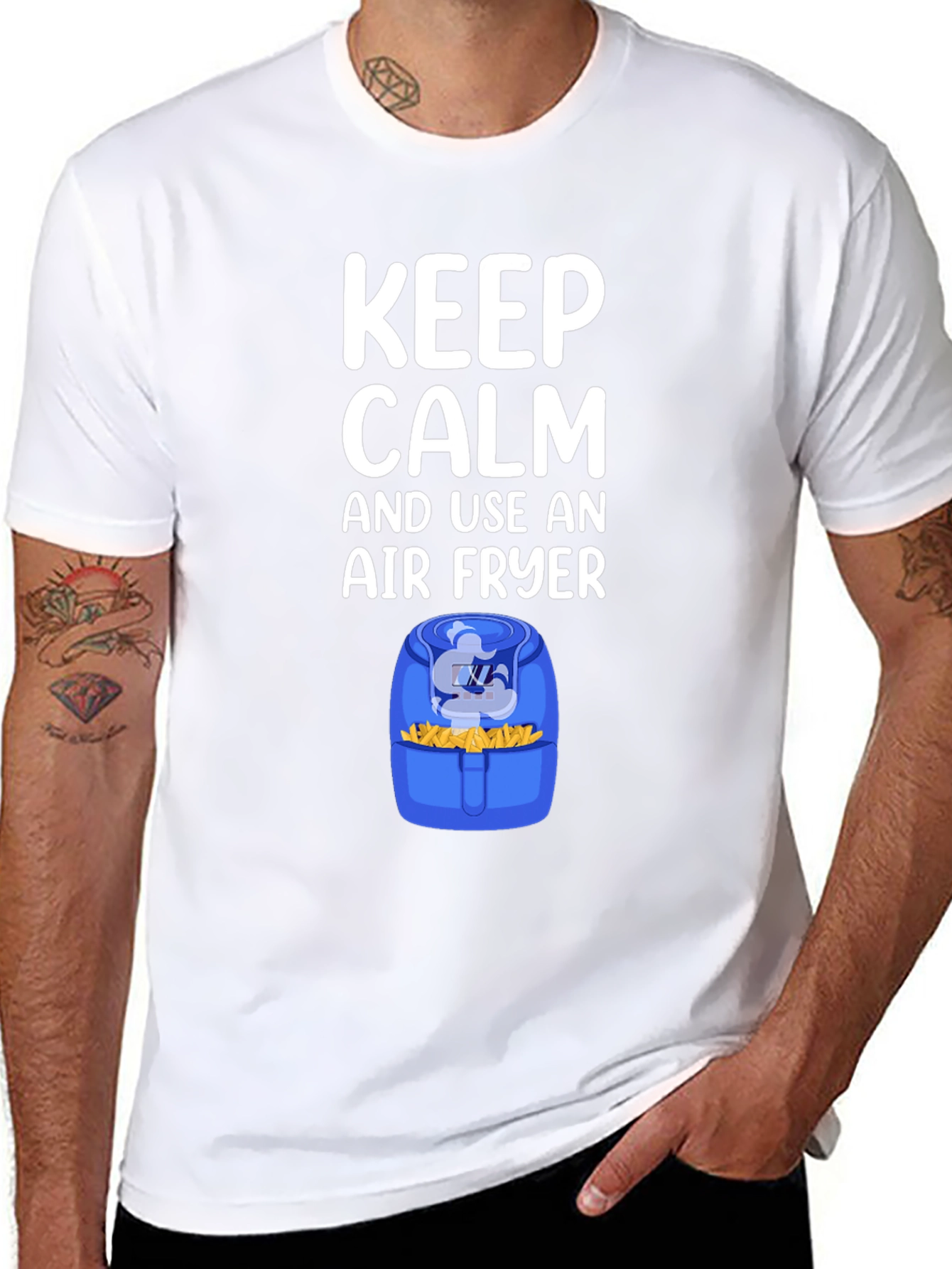Keep Calm and Use an Air Fryer T-Shirt