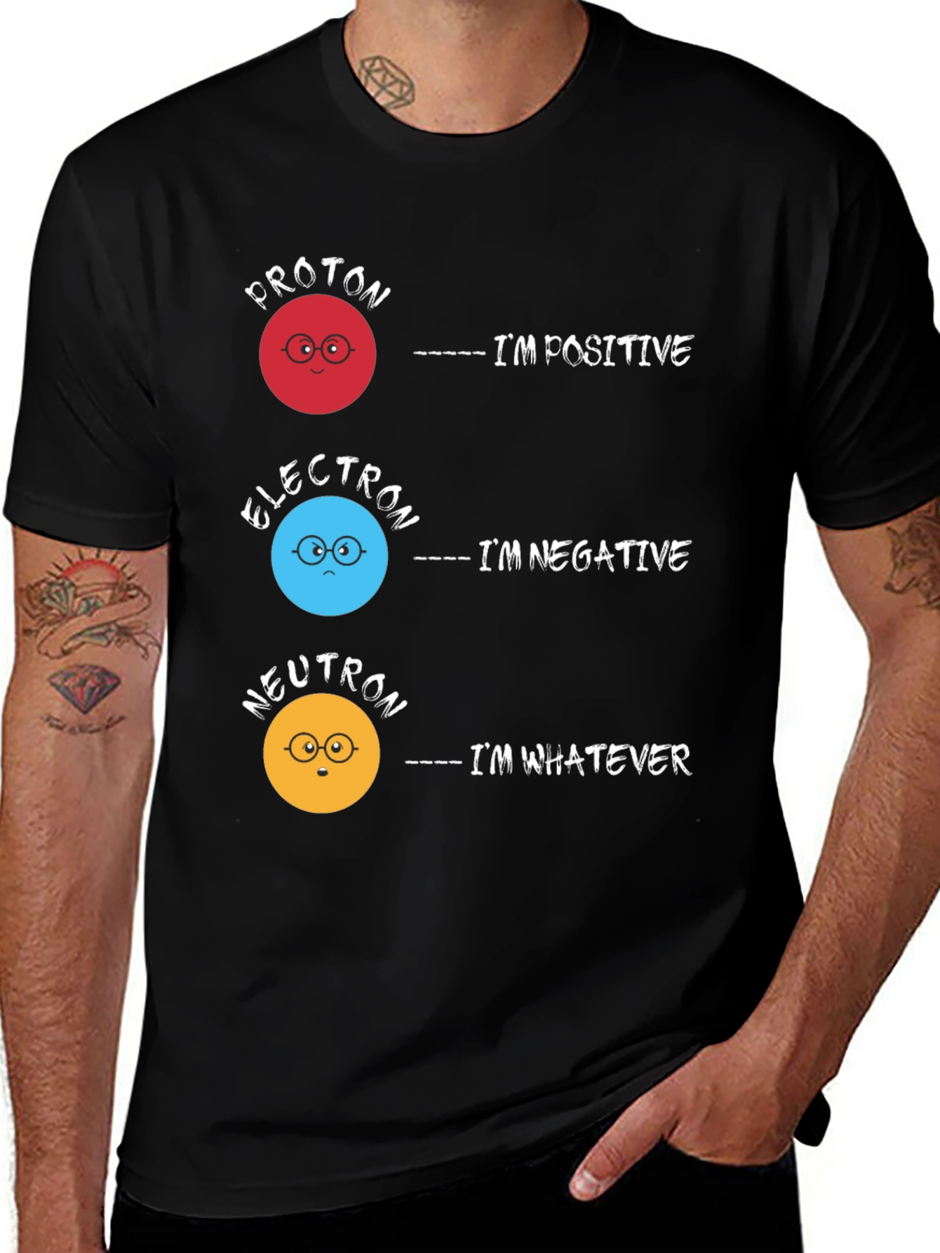 Funny Science T-Shirt - Atoms