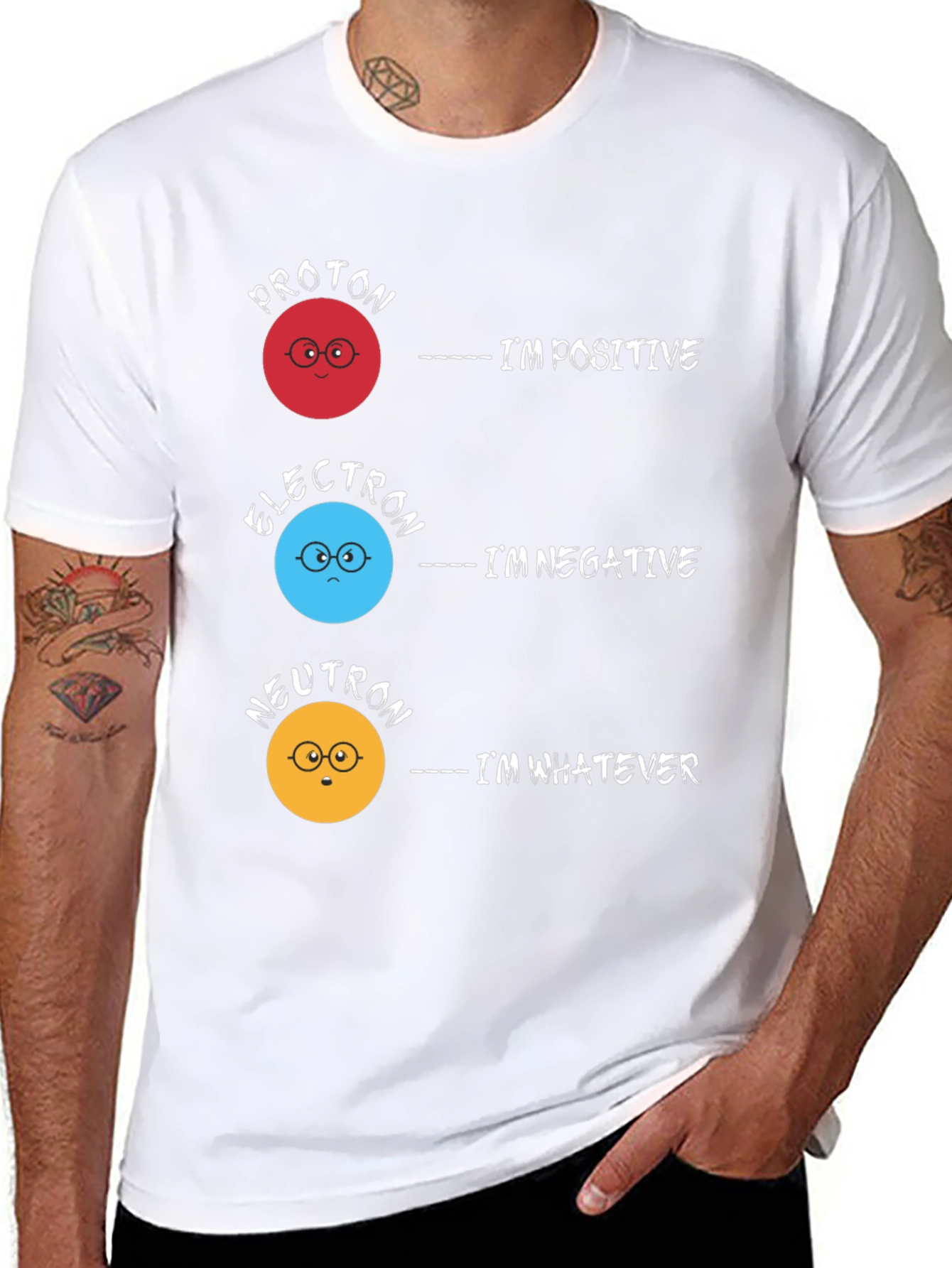 Funny Science T-Shirt - Atoms