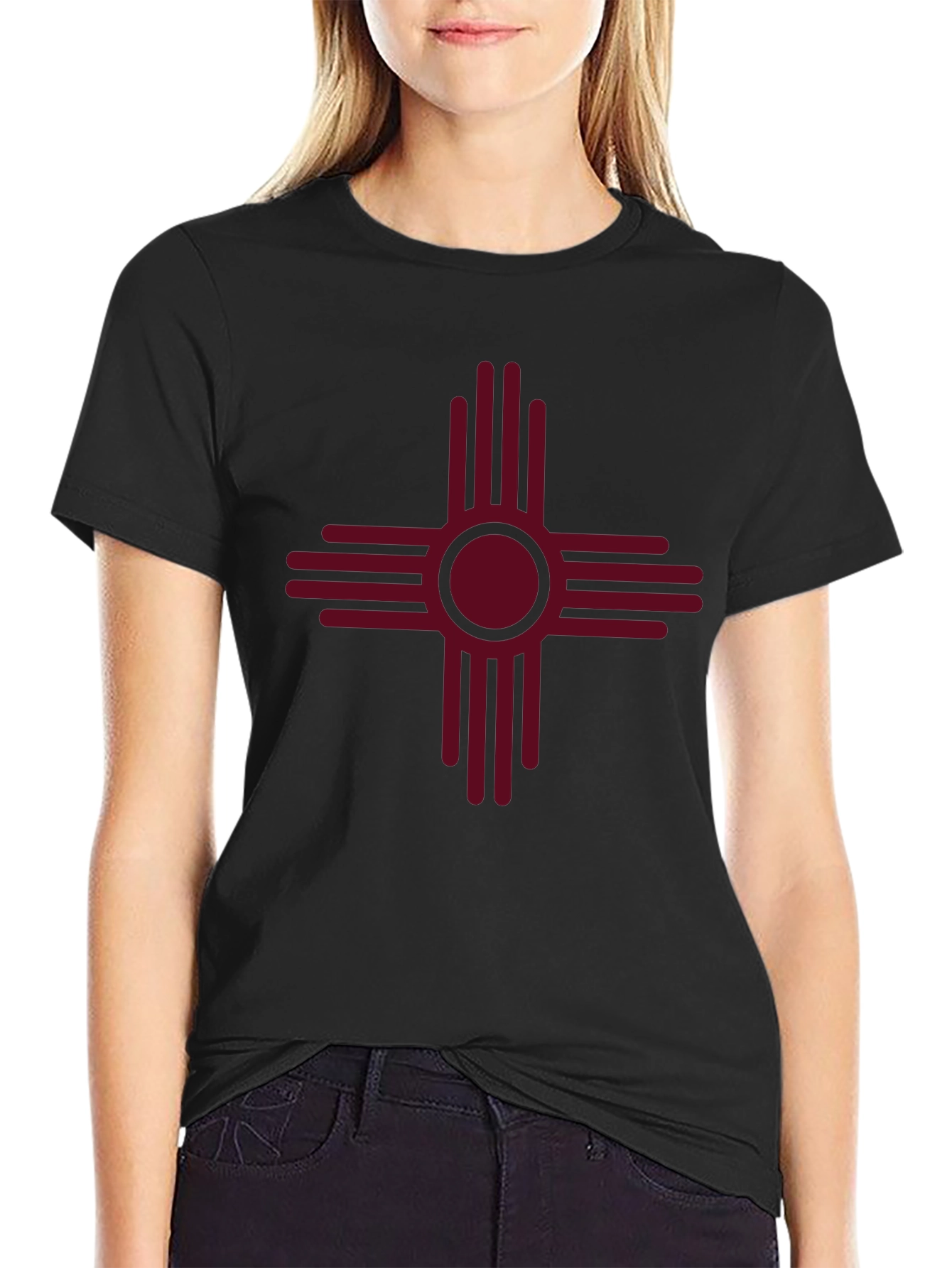 New Mexico Zia Symbol Graphic T-Shirt