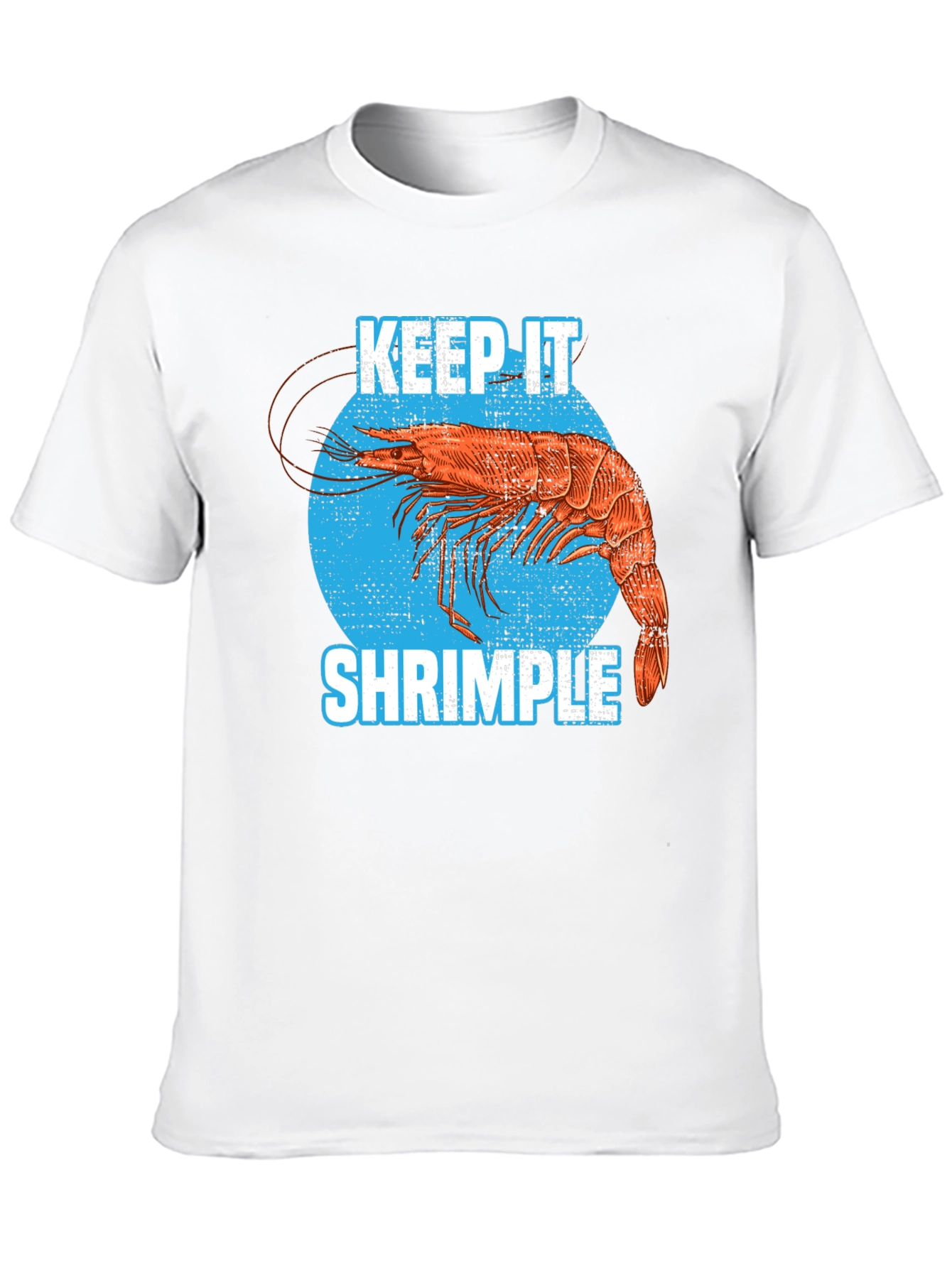 Keep it Shrimple T-Shirt Funny Shrimp Lover Tee