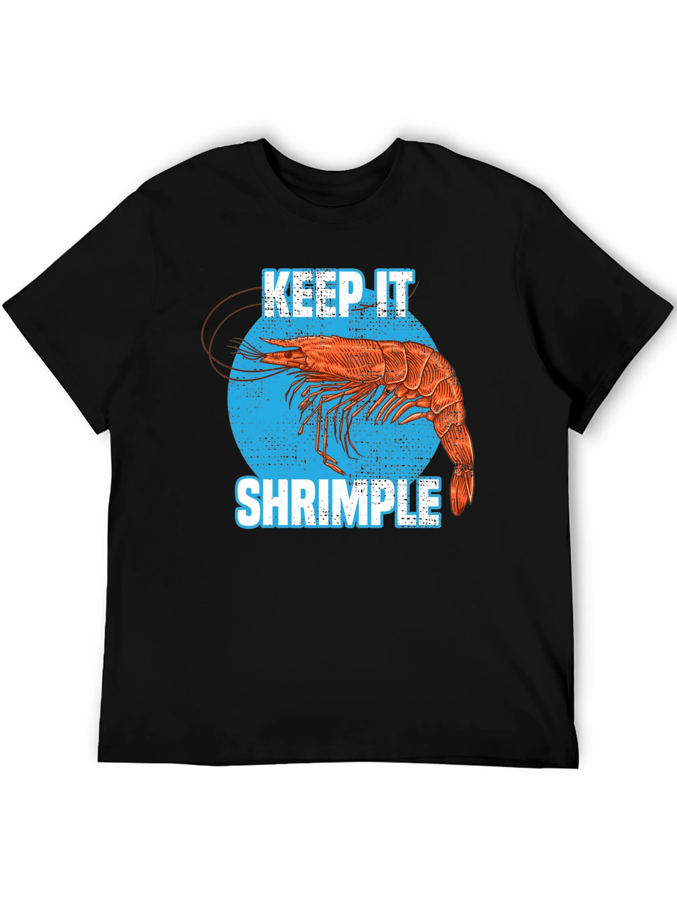 Keep it Shrimple T-Shirt Funny Shrimp Lover Tee